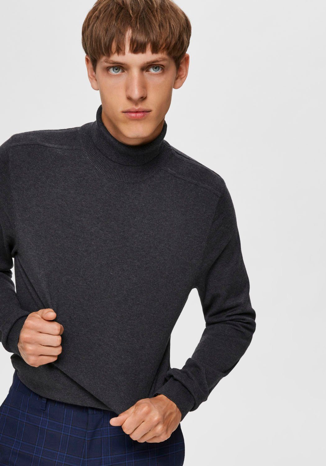Selected Rollkragenpullover SLHBERG ROLL NECK NOOS günstig online kaufen