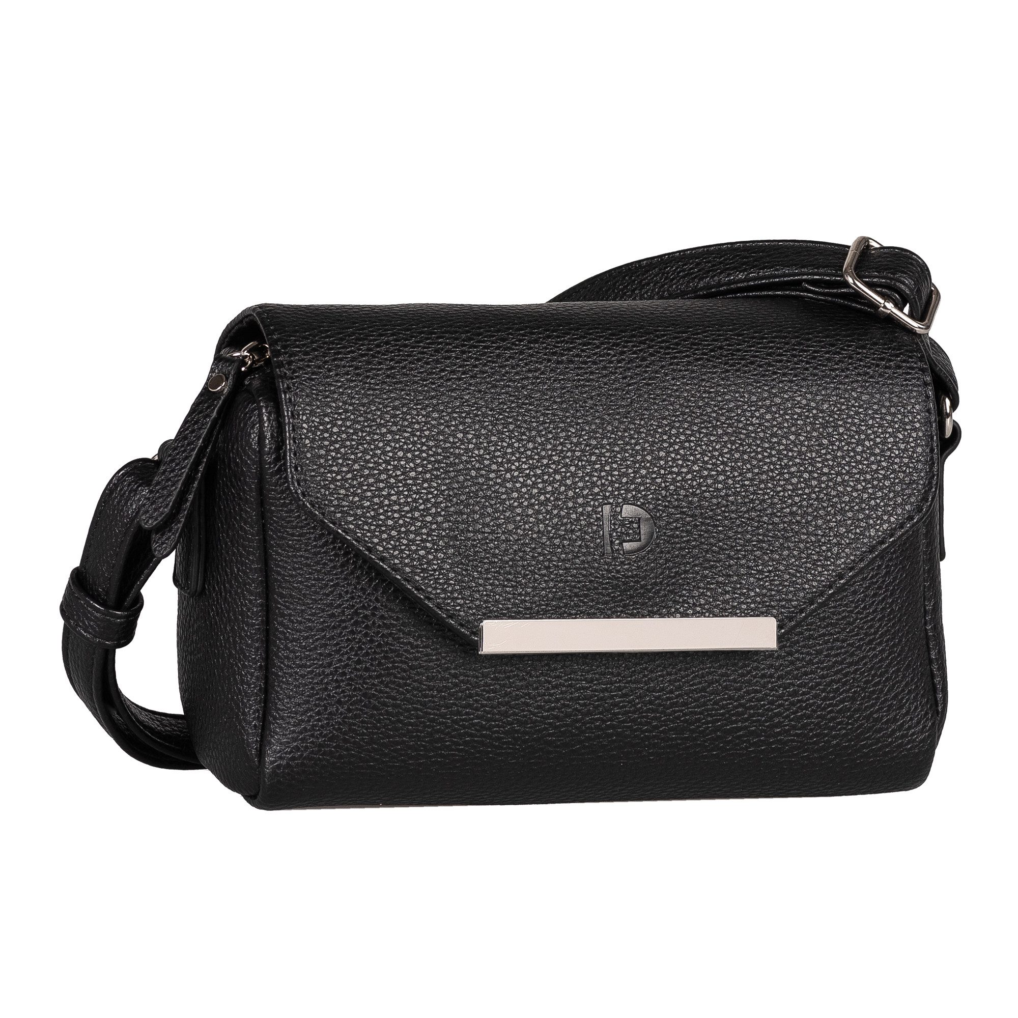 TOM TAILOR Denim Umhängetasche Yadira, Damen Schultertasche mit schmaler Metall-Zierleiste