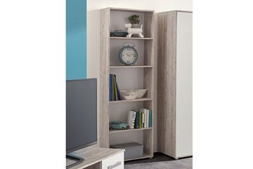 möbel-direkt.de Jugendzimmer-Set Bente, (Komplett Set, 5-St., Kleiderschrank, Jugendbett, Schreibtisch, TV- Schrank, Standregal), Made in Germany, pflegeleichte Melaminoberfläche