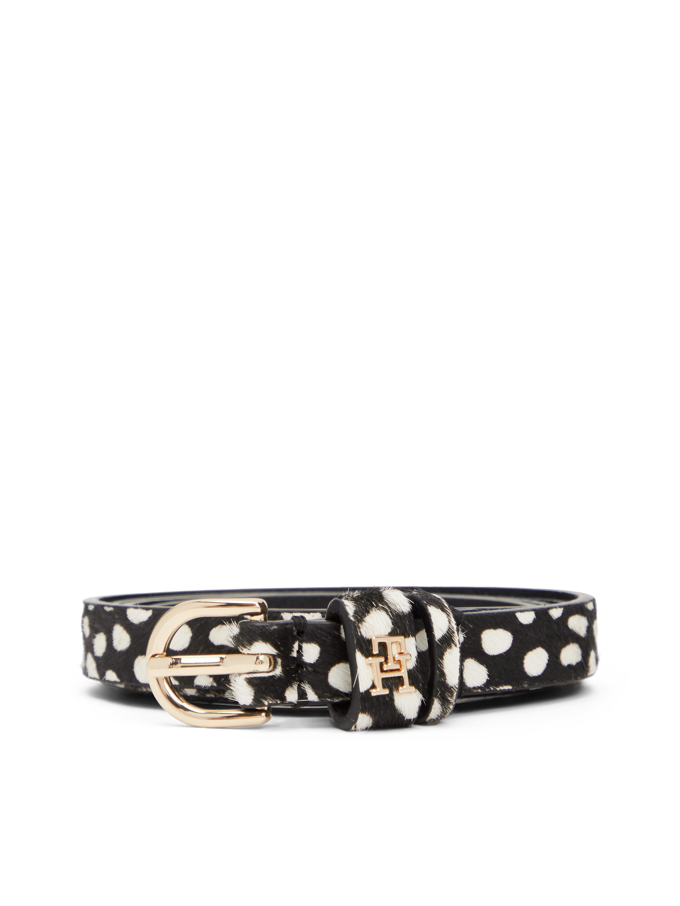 Tommy Hilfiger Ledergürtel ESSENTIAL EFFORTLESS mit Hirsch-Print