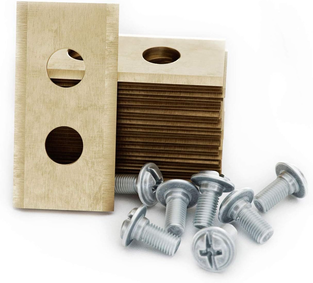 MOWHOUSE Mährobotermesser Ersatzmesser für Worx Landroid Mähroboter Ersatzklingen Messer (30-St), sehr scharf und langlebig goldfarben