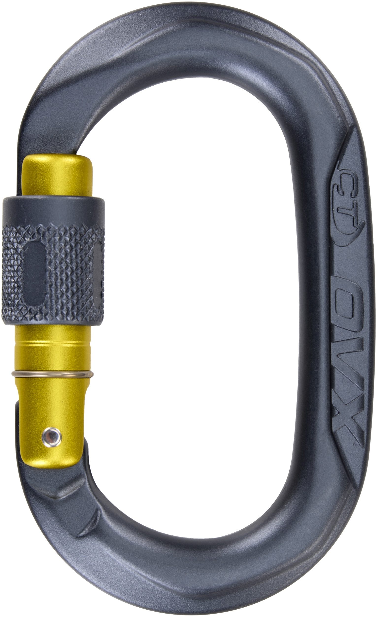 Karabiner OVX SG - Ovaler Karabiner - Anthrazit/Senfgelb
