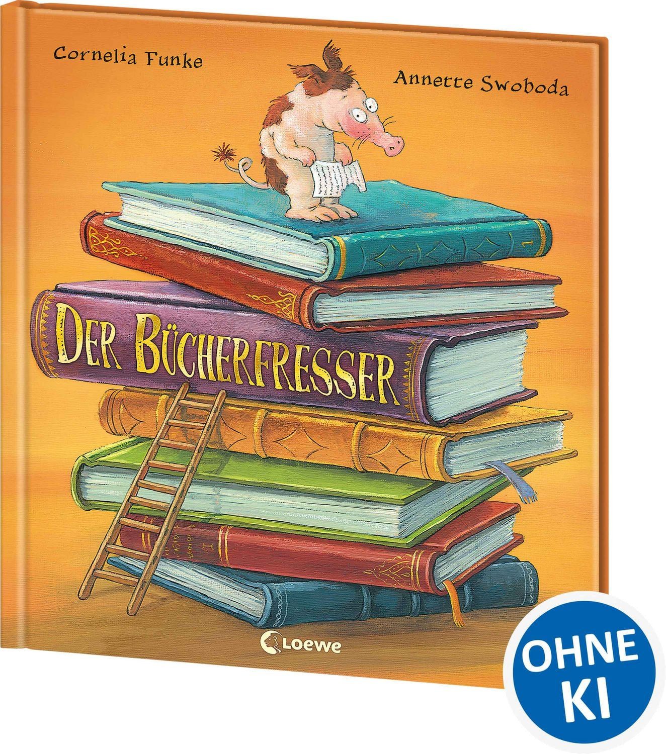Kinderbuch Der Bücherfresser Bilderbuch ab 4 Jahre von Bestsellerautorin Cornelia Cornelia Funke