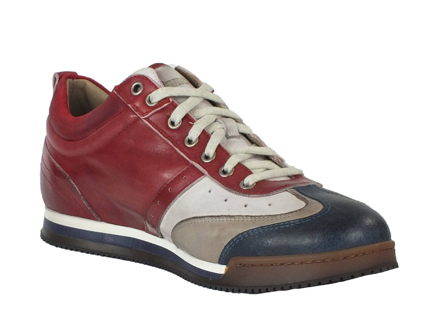 Kamo-Gutsu Herren Leder Sneaker Sneaker Wechselfussbett