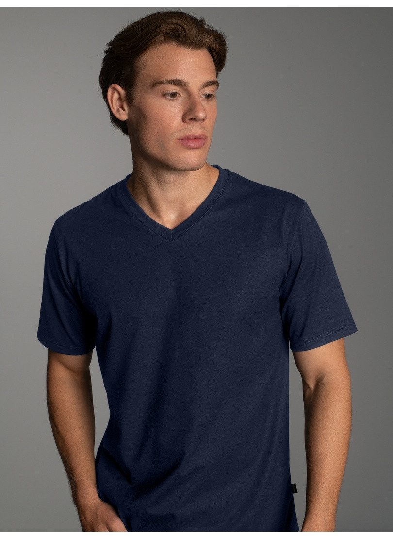 Trigema T-Shirt TRIGEMA V-Shirt DELUXE Baumwolle (1-tlg)