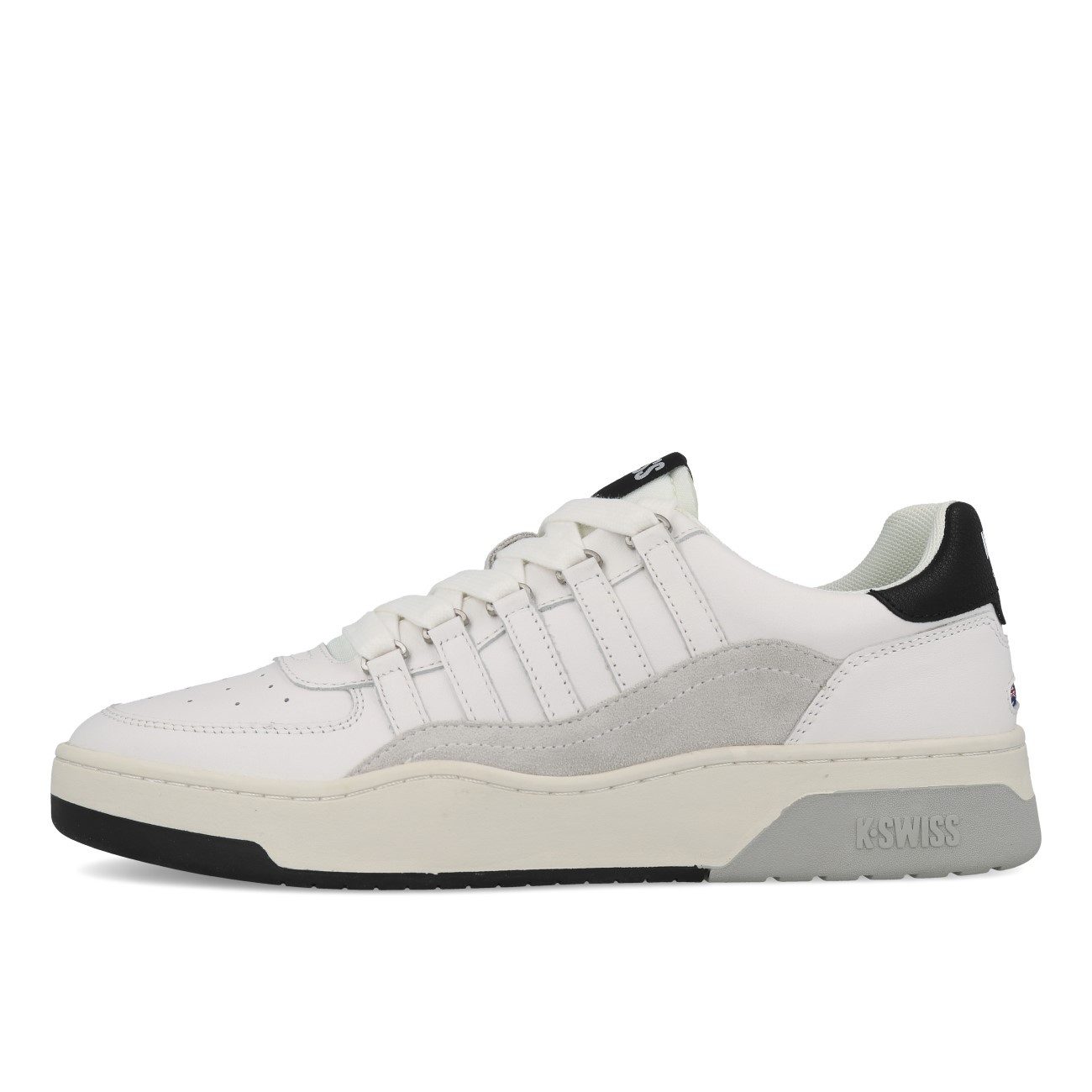 K-Swiss Cannoncourt C Lth Herren White Black Sneaker