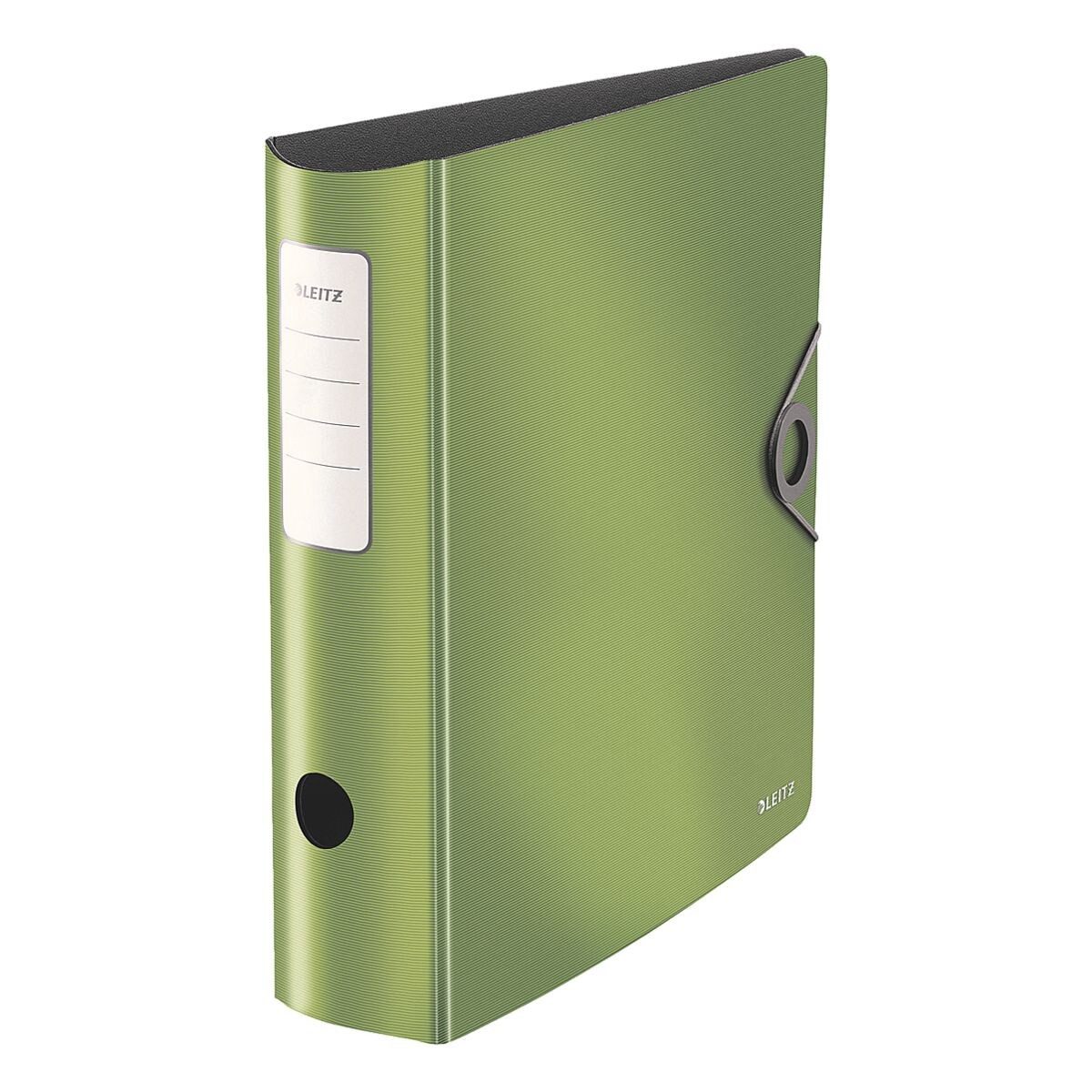 LEITZ Aktenordner 180° Active Solid 1047, Ordner breit, aufgeklebtes Rückenschild