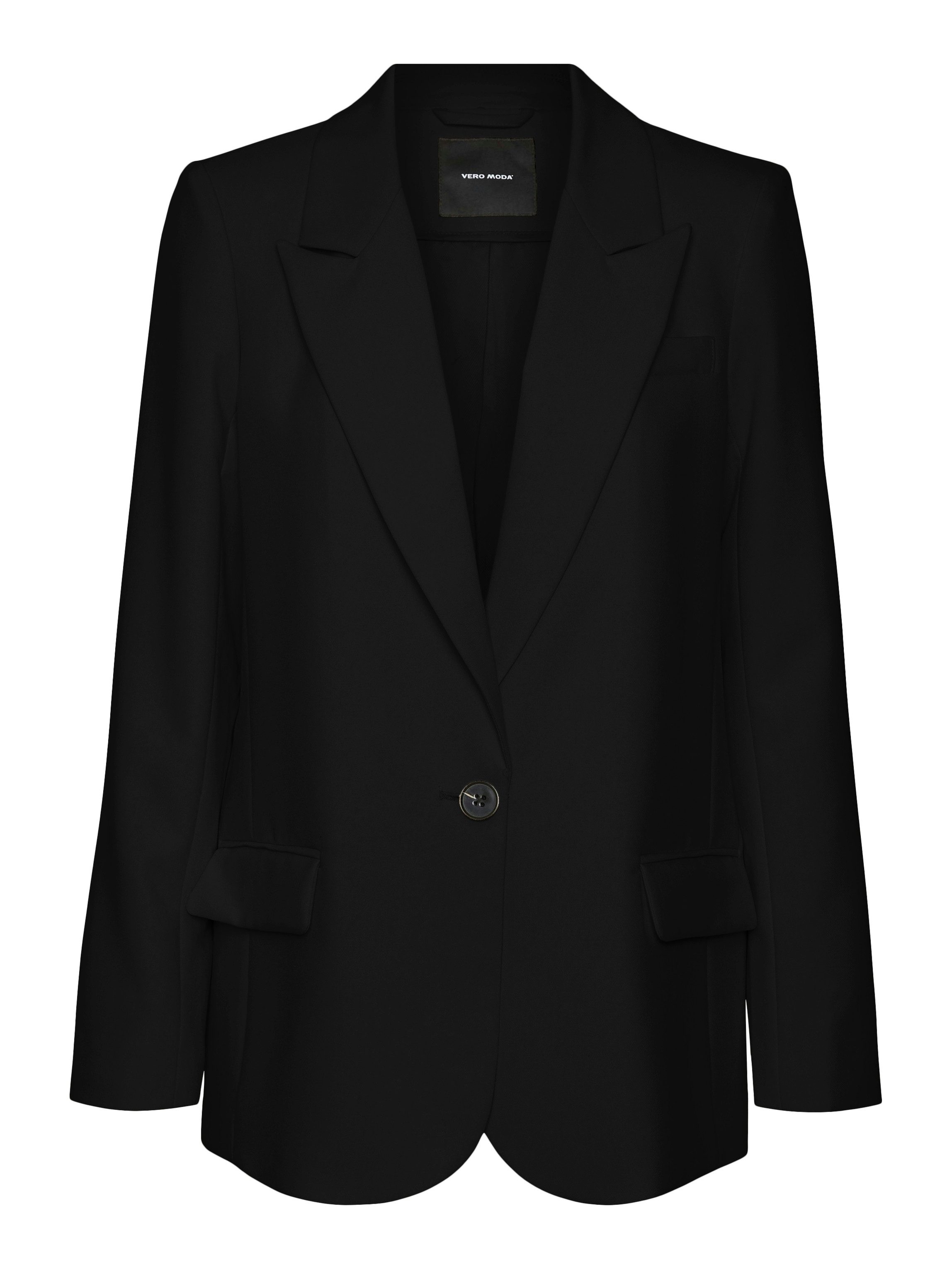 VERO MODA Damen Blazer Vmjulia - Eleganter Langarm Blazer Aus Polyester-Baumwolle Mix