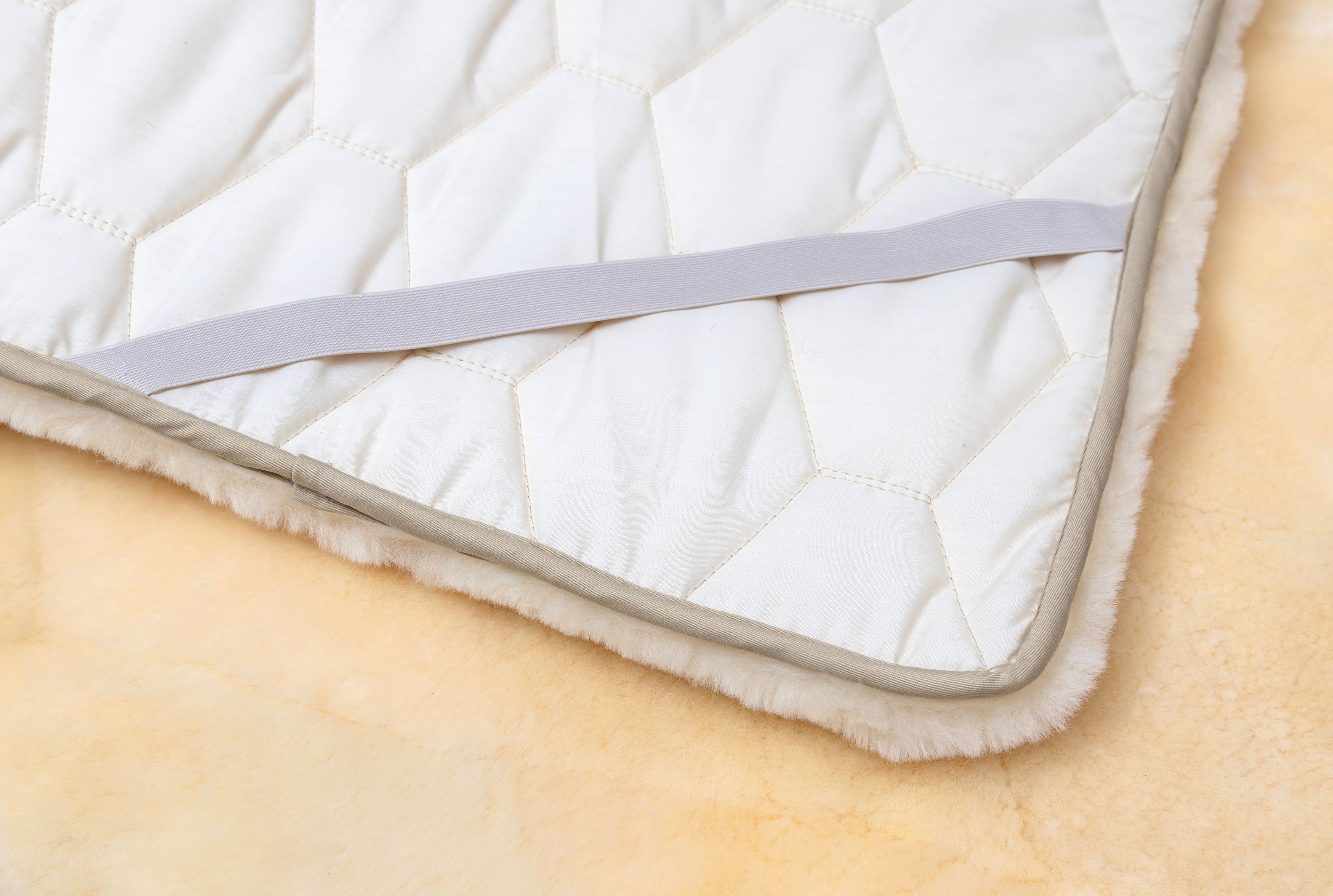 Matratzenauflage Medizinische Bettauflage Lammfell Patchwork MED-BETT-P 70x günstig online kaufen