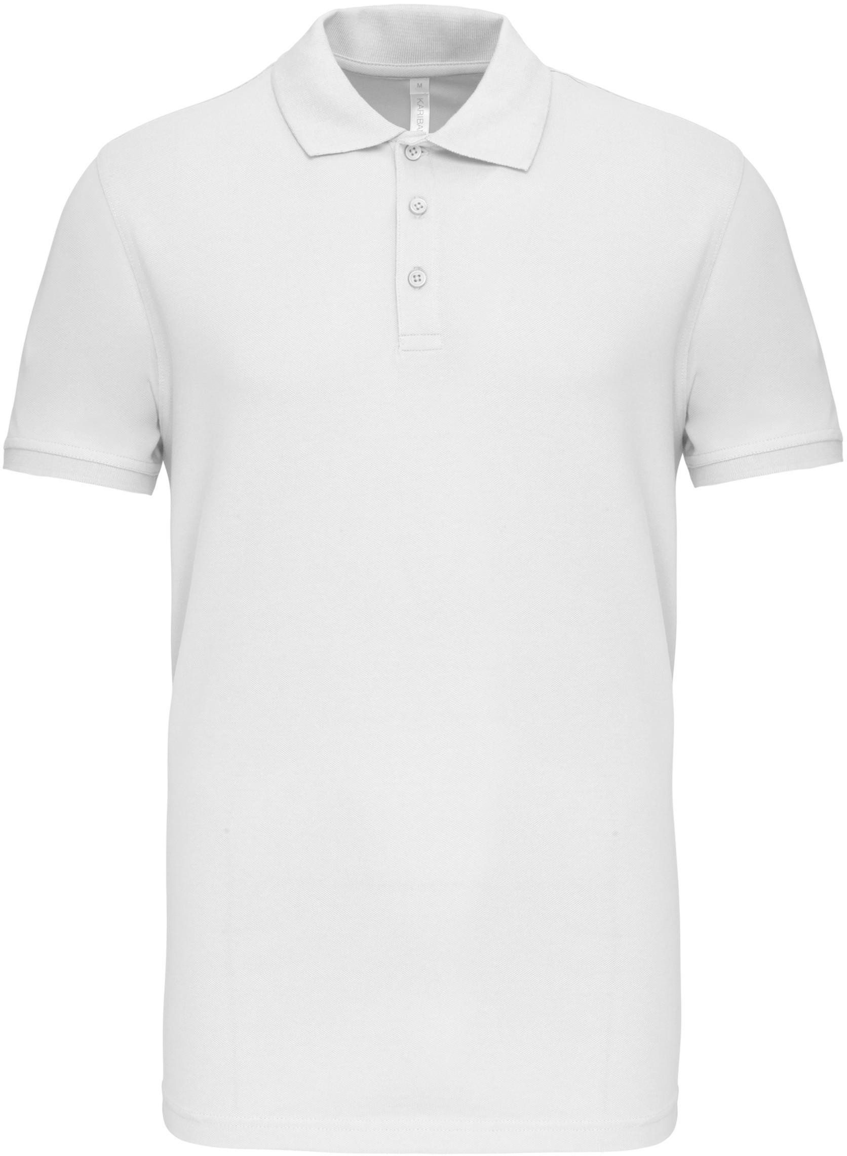 Poloshirt Kurzarm-Polohemd für Herren. Aus Baumwollpiqué