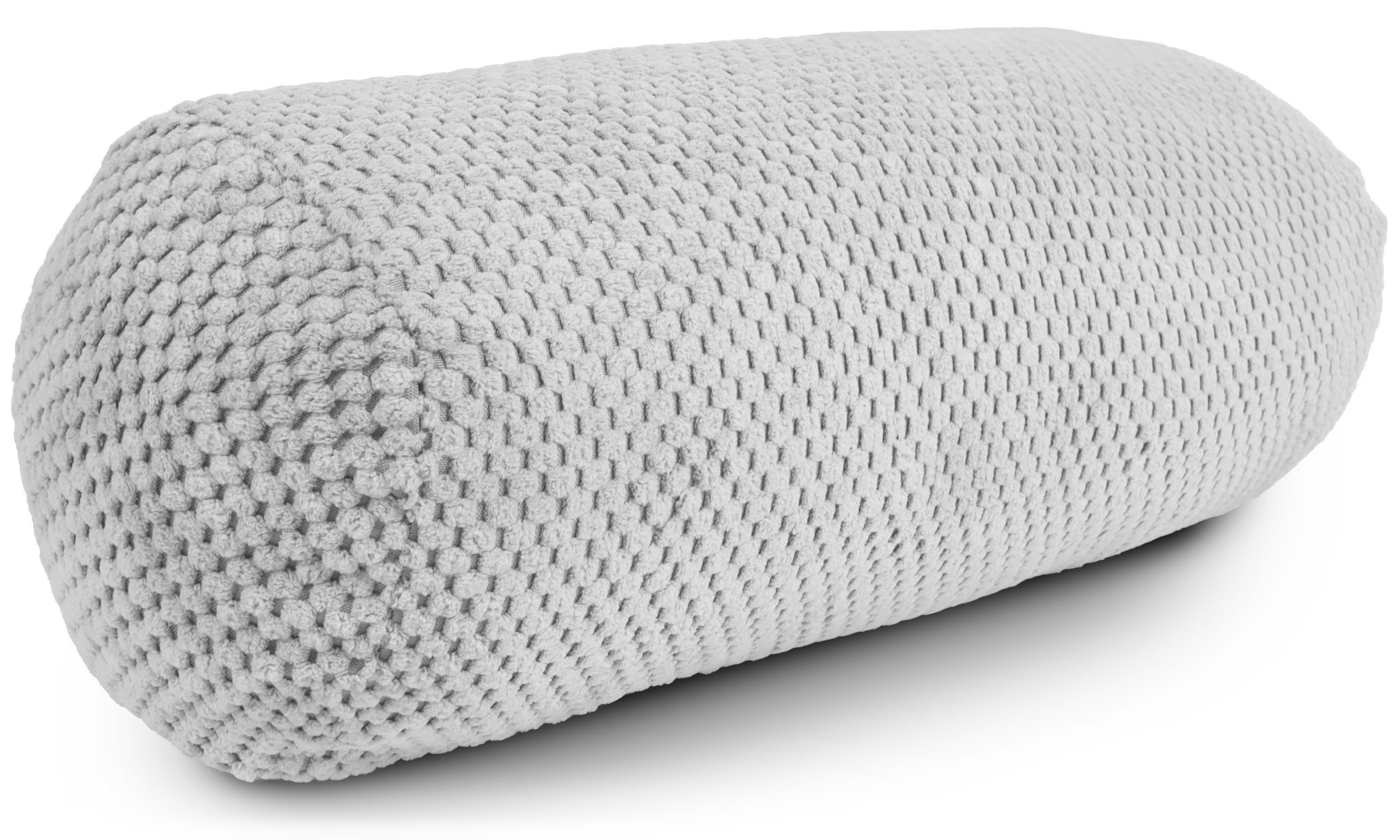 Amilian Nackenrolle 15x40 cm Nackenrollenbezug & Bettrolle - weiche Kissenrolle XXL, Kissen mit Bezug, Bettrolle mit abnehmbarem Bezug, abnehmbar, formstabil, waschbar 30°C