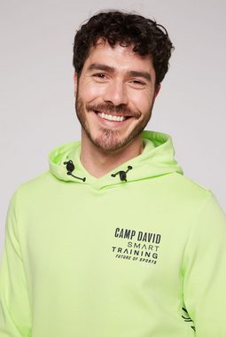 CAMP DAVID Kapuzensweatshirt mit verstellbarem Gummizug an der Kapuze