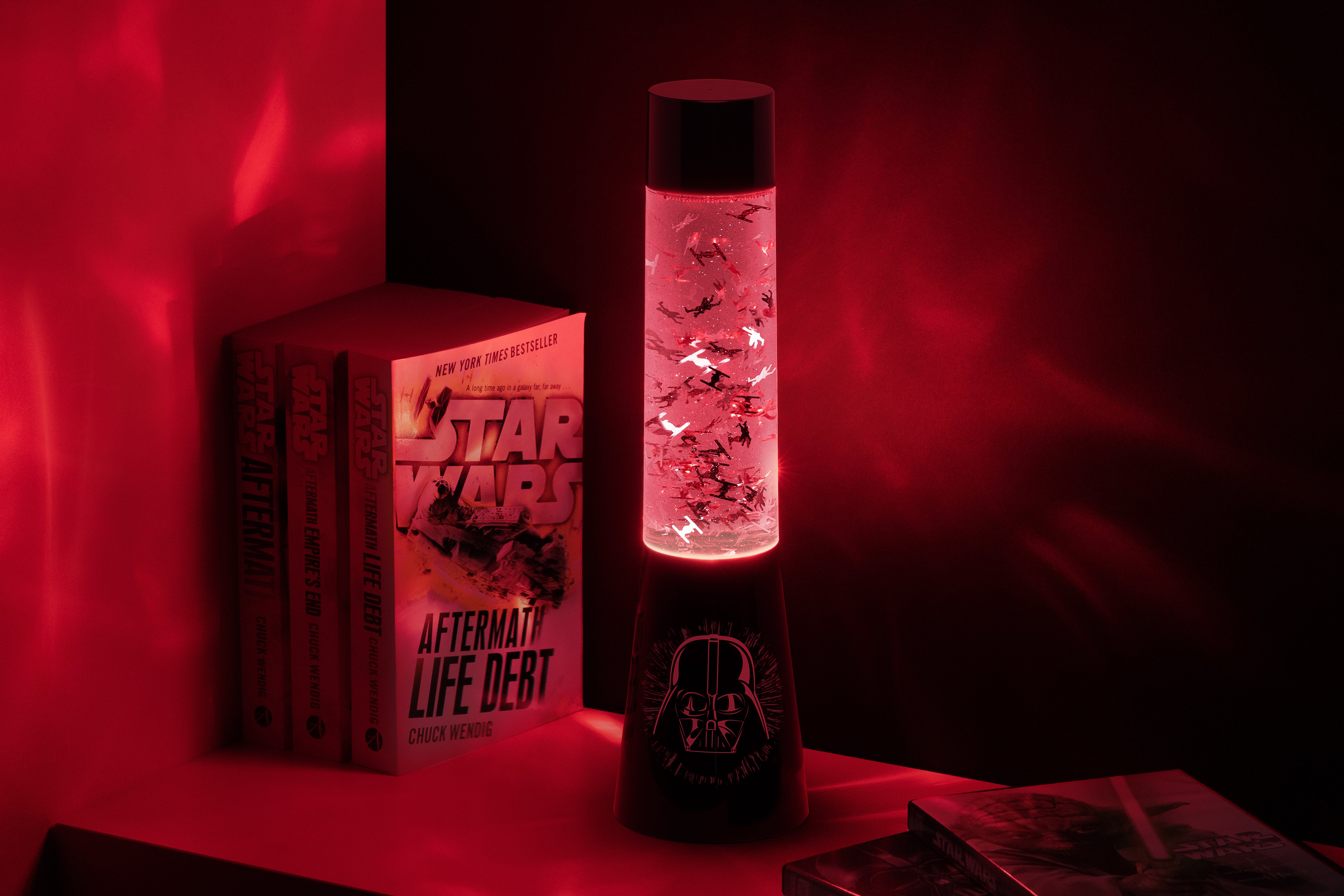 Kunststoff Dekolicht Wars Star LED Lavalampe / Glitzerlampe Paladone