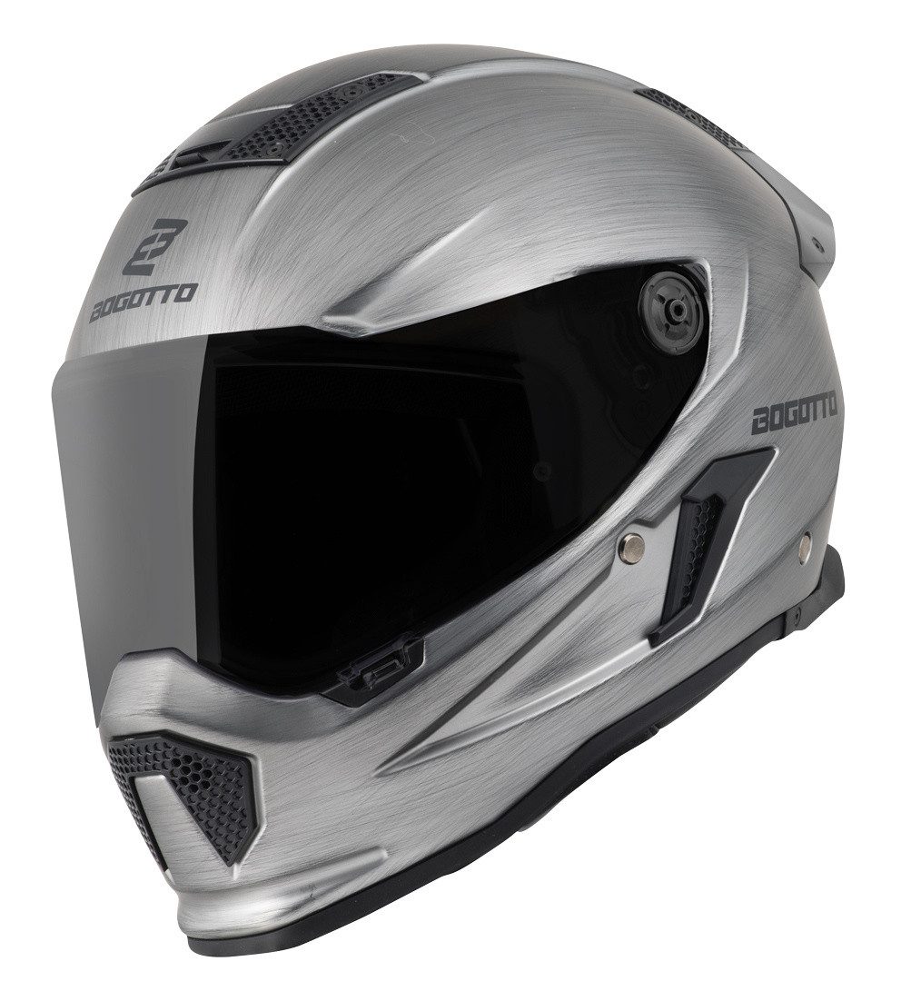 Bogotto Motorradhelm Rapto Helm, Vorbereitet Für Kommunikationssystem,geeignet Brillenträger,vorbe