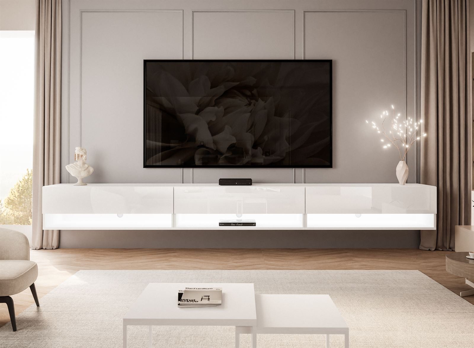 ALLHOUSE24 TV-Schrank ALISSE 270 cm Hängender günstig online kaufen