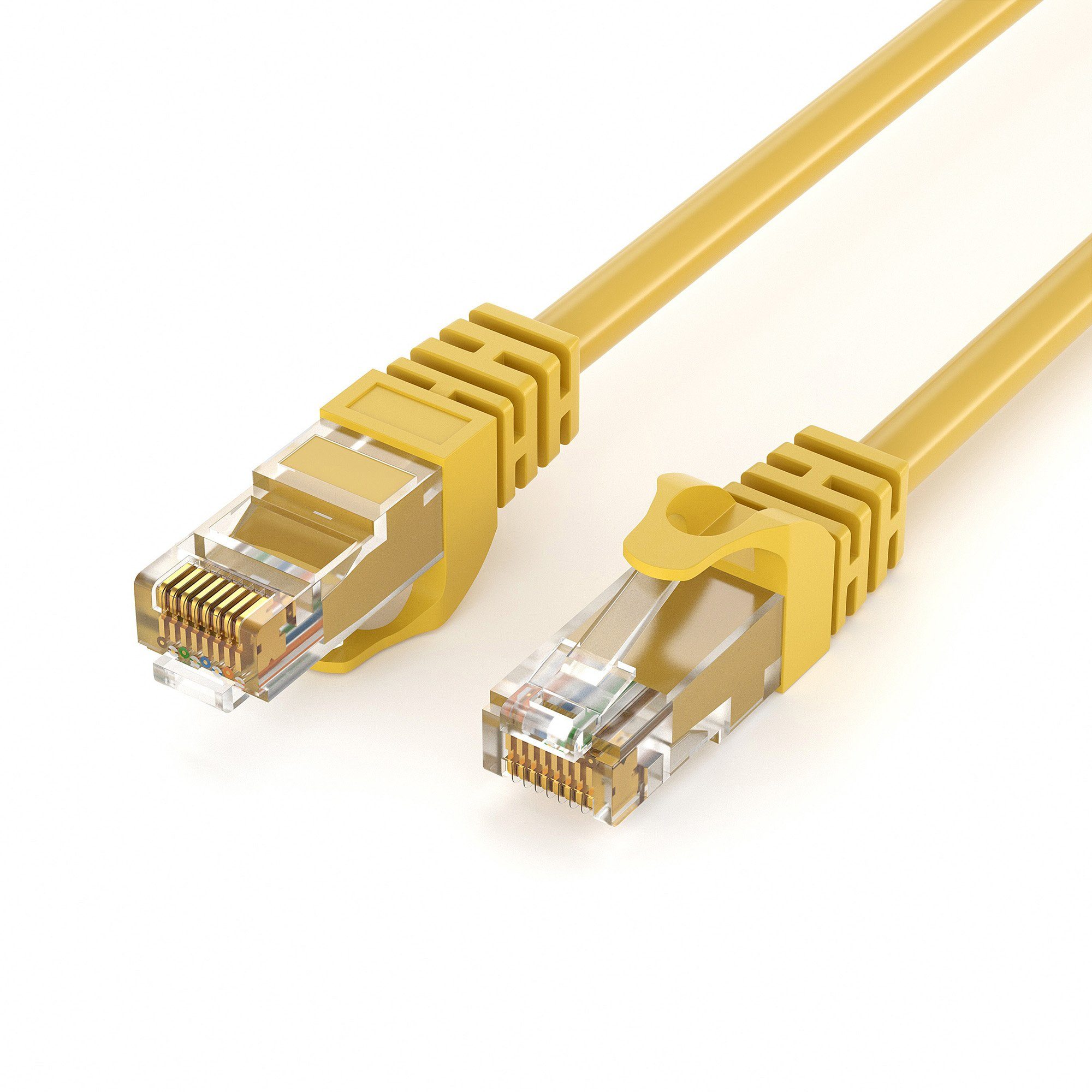 JAMEGA CAT 6 Patchkabel RJ45 Rohkabel LAN Электропровод Ethernet Netzwerkkabel Кабель локальной сети, CAT.6, RJ-45 Stecker (Ethernet) (200 cm)