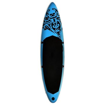 vidaXL Schlauchboot Aufblasbares Stand Up Paddle Board Set 305x76x15 cm Blau