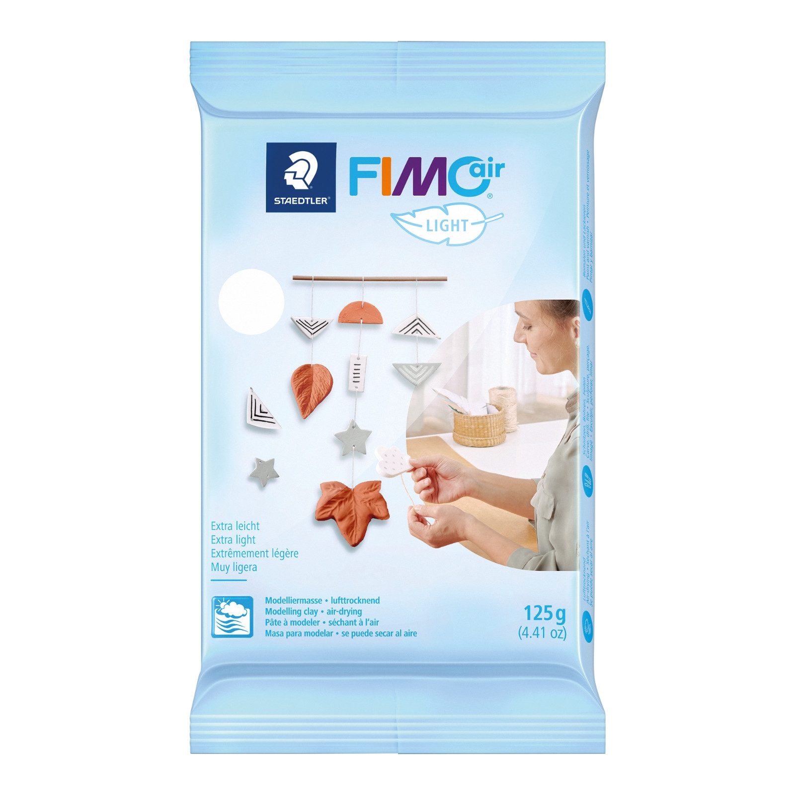 Modelliermasse STAEDTLER FIMO air light 8133 Modelliermasse - weiß - 125 g