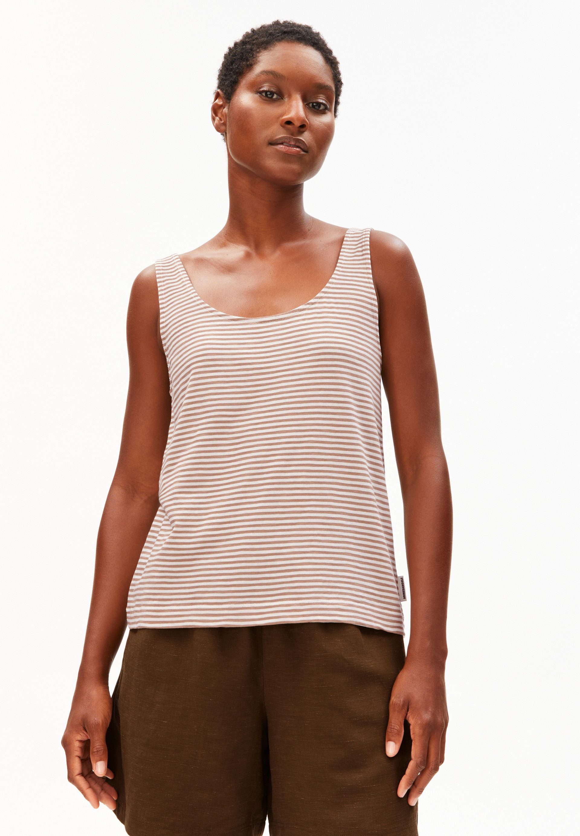 Armedangels T-Shirt MINAAMI LITA Top aus Bio-Baumwolle Regular Fit