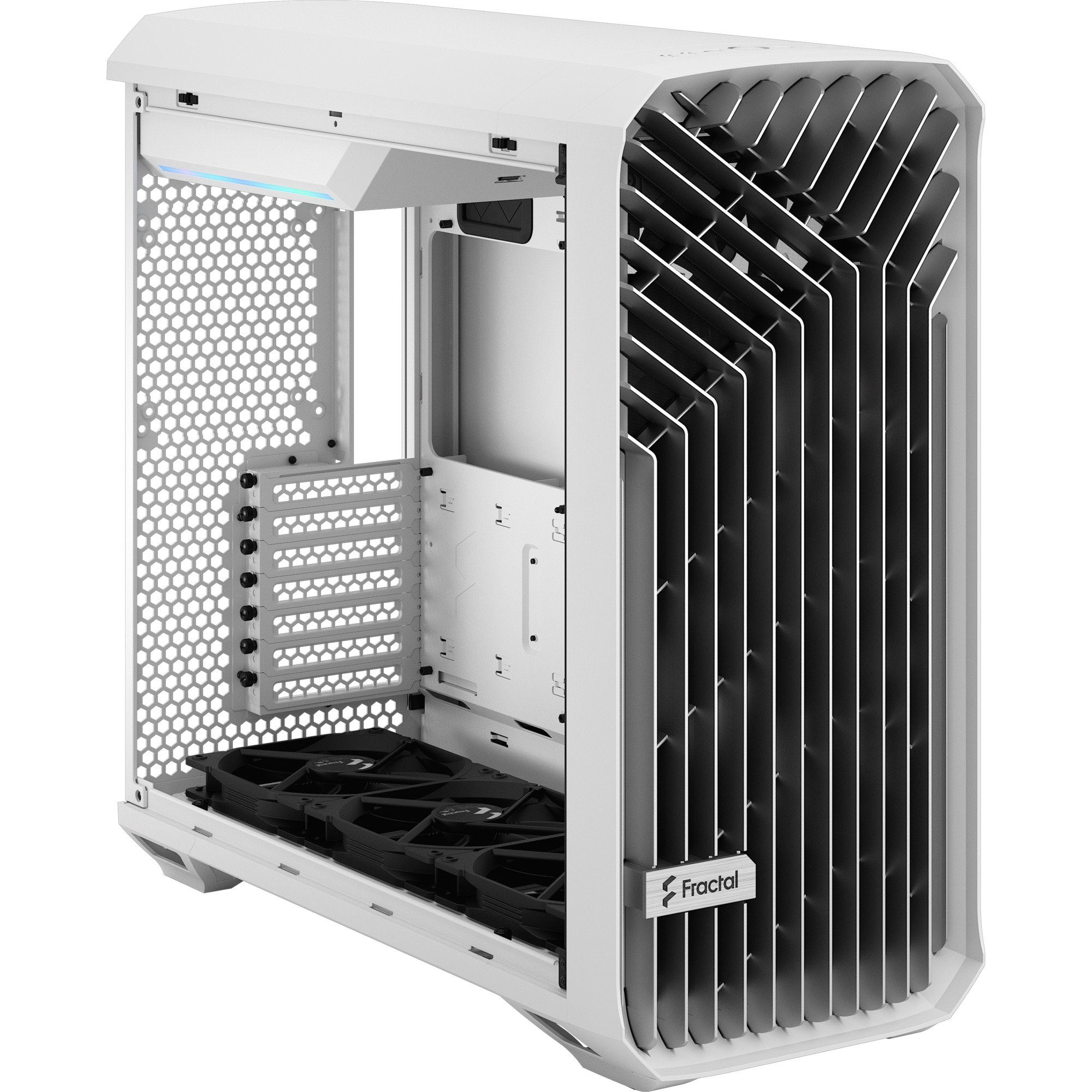 Fractal Design PC-Gehäuse Fractal Design Torrent White TG Clear Tint