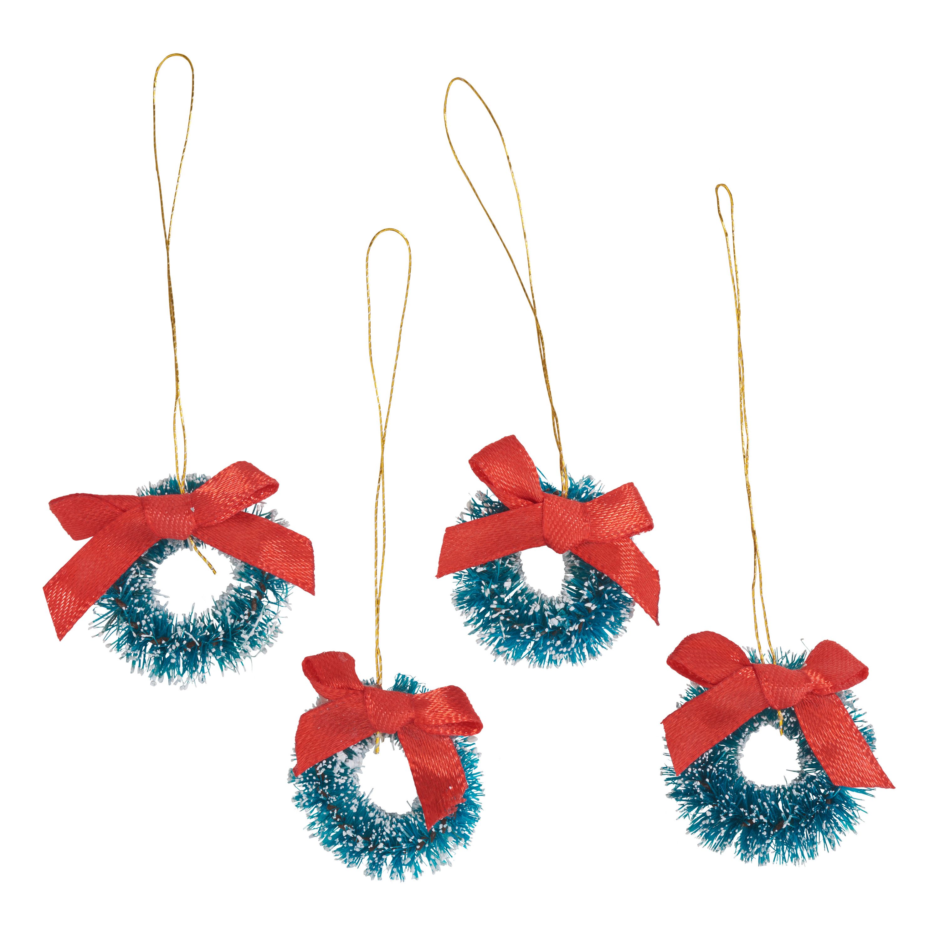 Dekofigur Mini Weihnachtskränze