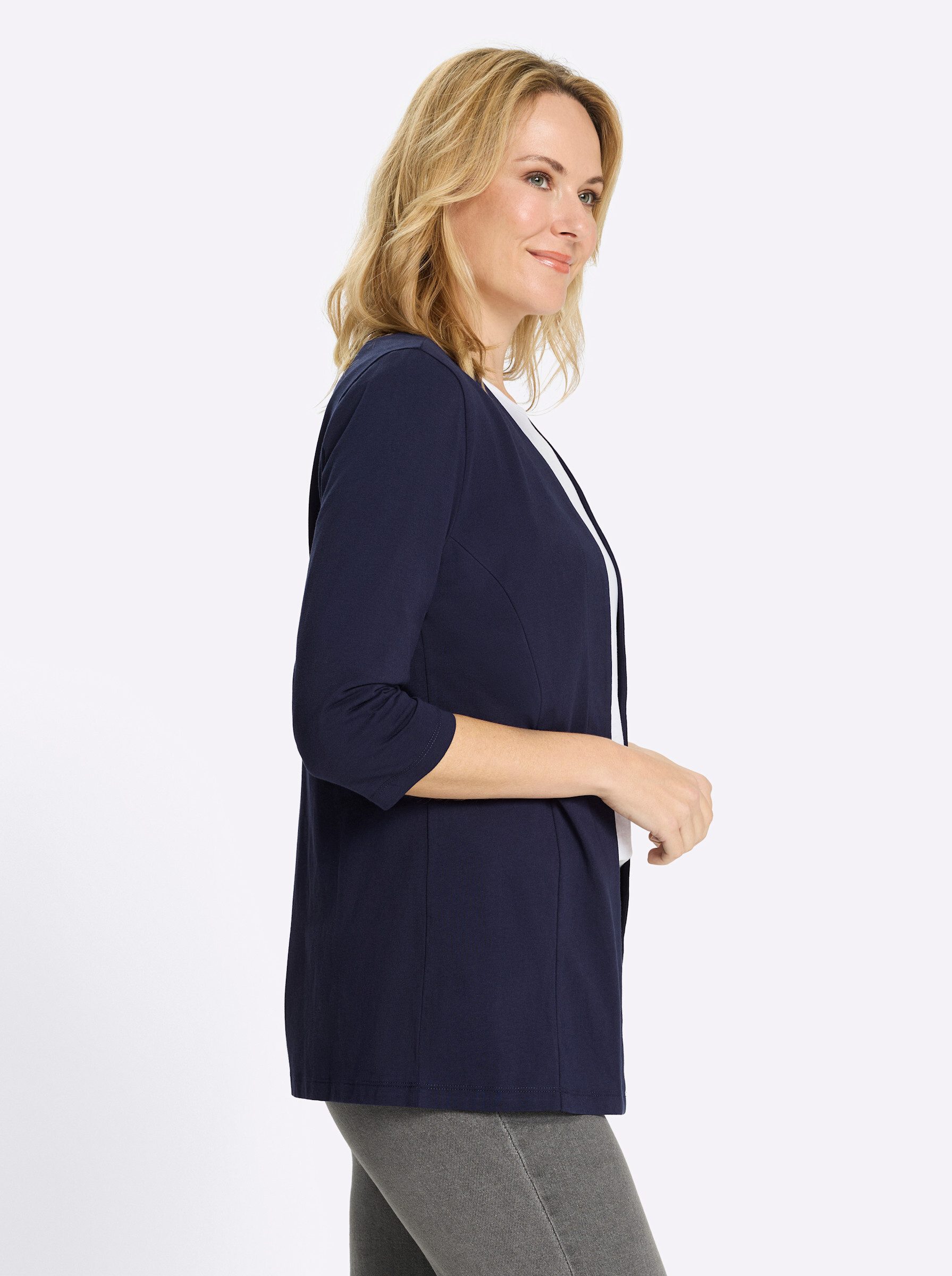 Sieh an! Shirtjacke Shirtjacke 3/4-Arm