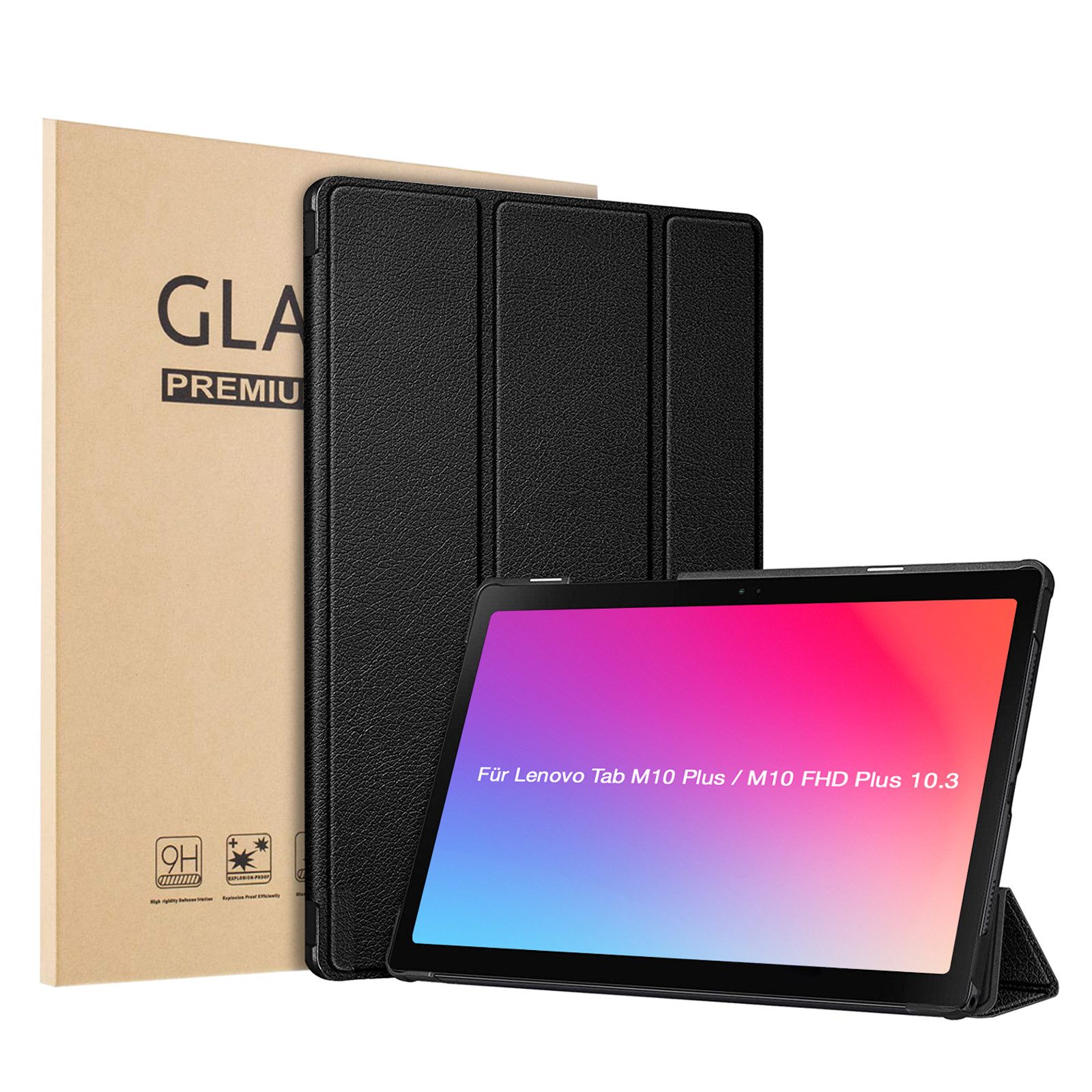 Tec-Expert Tablet-Hülle Tablet Cover Hülle für Lenovo Tab M10 Plus / FHD Plus 10,3 Zoll 2020 10.3 Zoll, 10.3, Schutzhülle Klapphülle Tasche Case