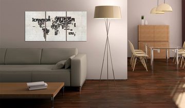 Artgeist Wandbild Landkarte - italienisch