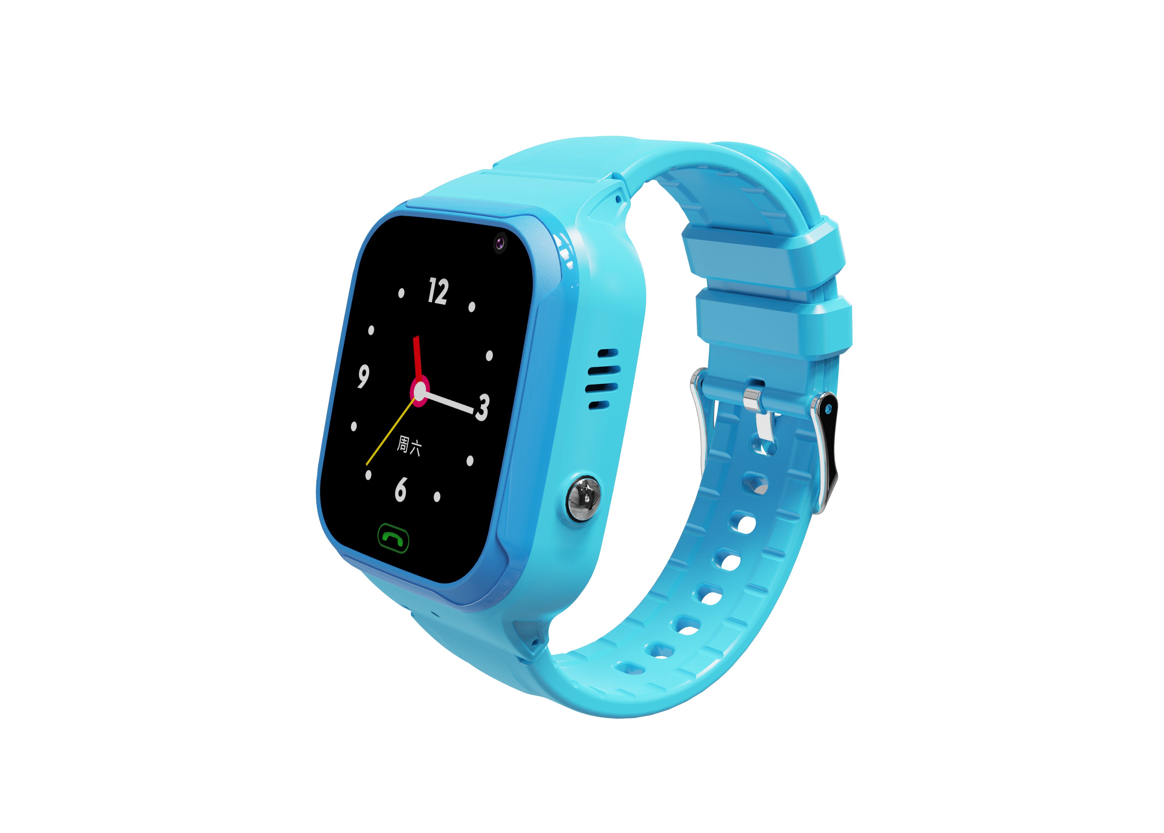 GPS-Tracker Zwei-Wege-Anrufe, SOS WLAN IPX7 wasserdicht Telefon Kinder Smartwatch