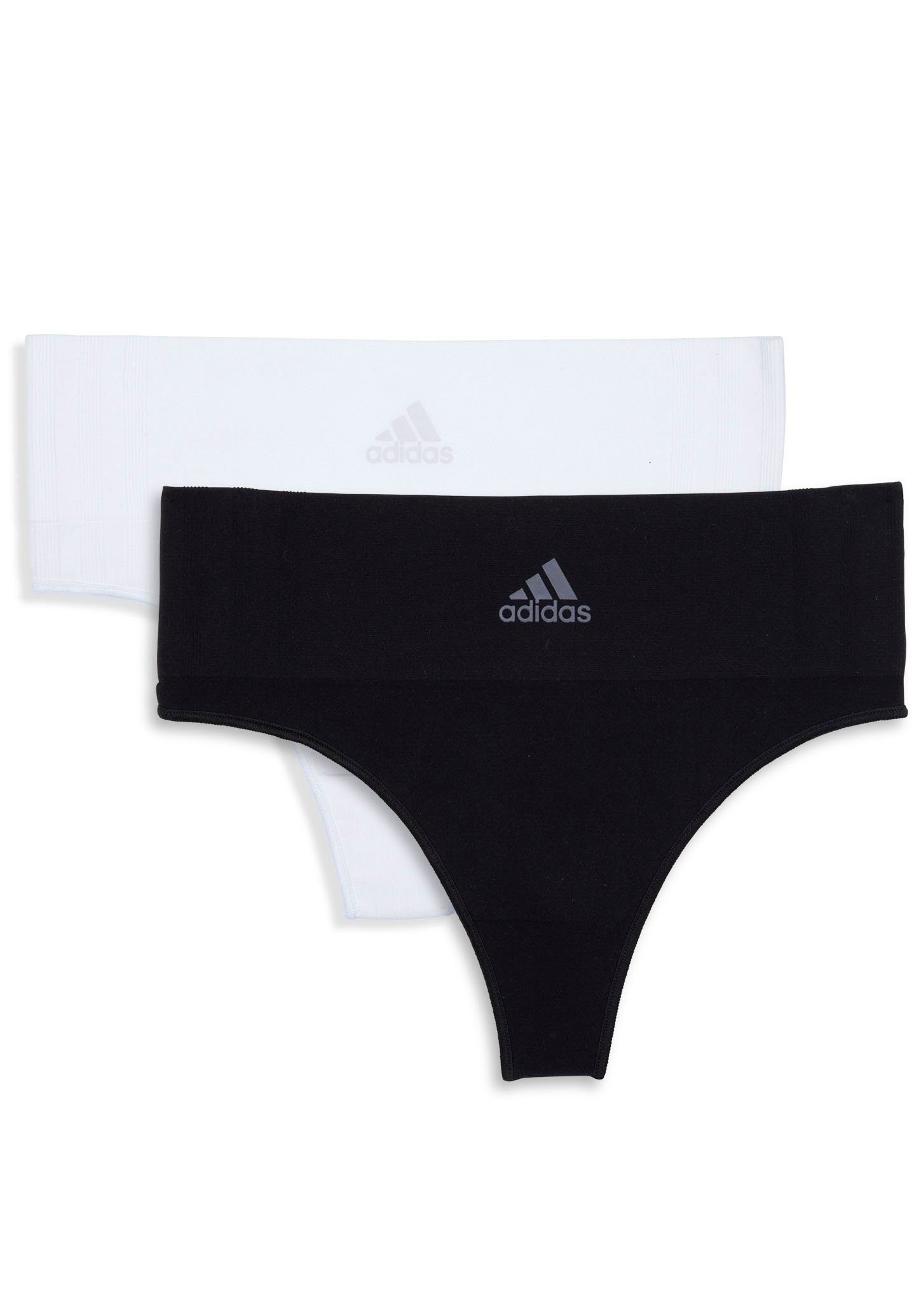 adidas Sportswear T-String (2er-Pack) Thong mit nahtlosem Stoff weiß-schwarz | 