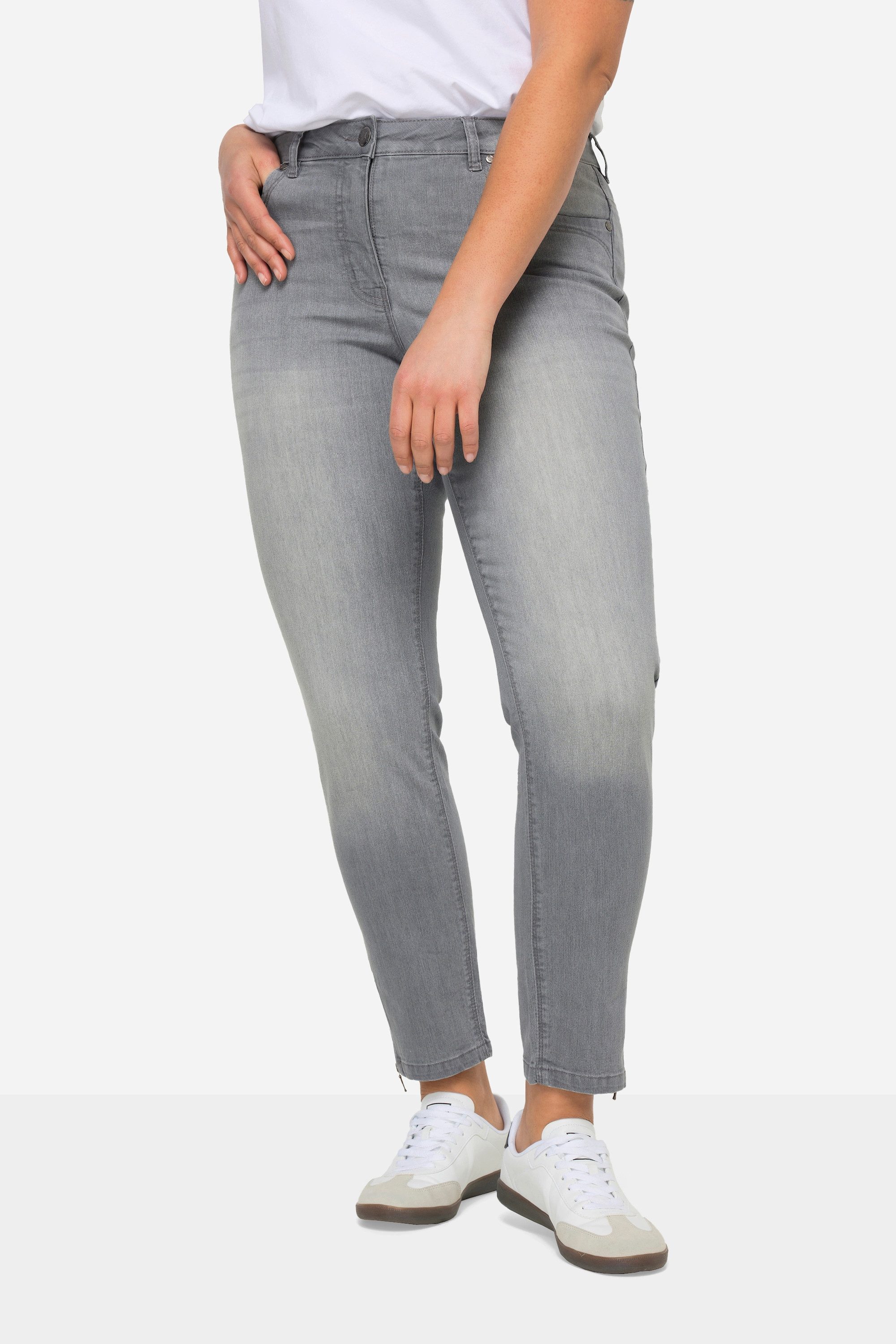 Angel of Style Röhrenjeans Jeans Irma Slim Fit Stretchkomfort 5-Pocket