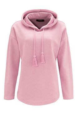 Aniston CASUAL Sweatshirt Kapuze mit dekorativen Kordeln regulierbar