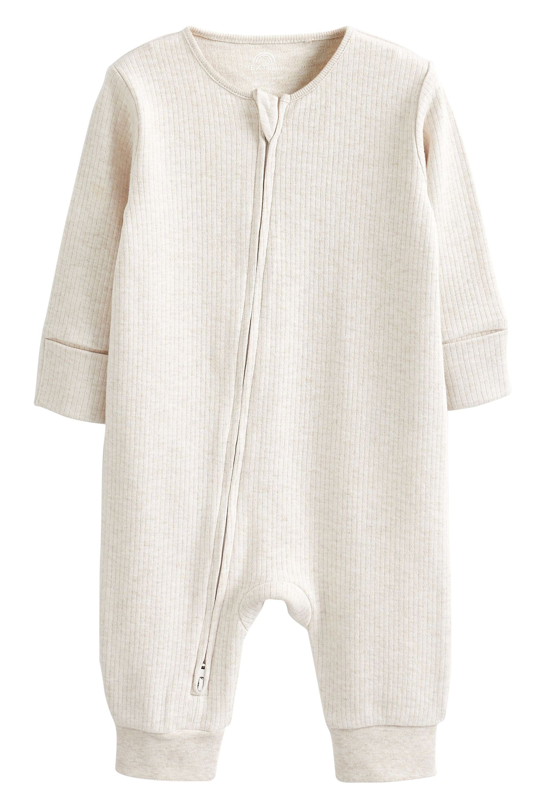 Next Schlafoverall 3er-Pack fußlose Baby-Schlafanzüge mit 2-Wege-RV (3-tlg)