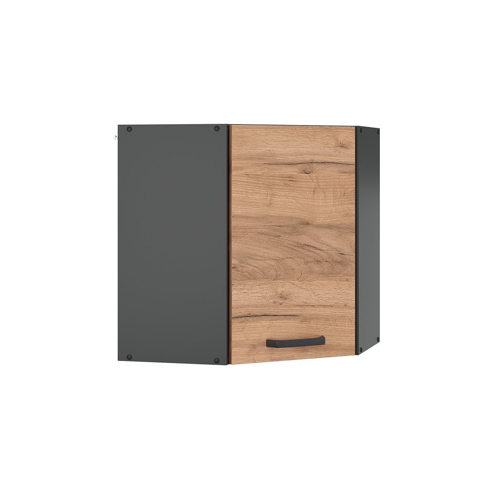 Vicco Eckhängeschrank R-Line, Goldkraft Eiche/Anthrazit, 57 günstig online kaufen