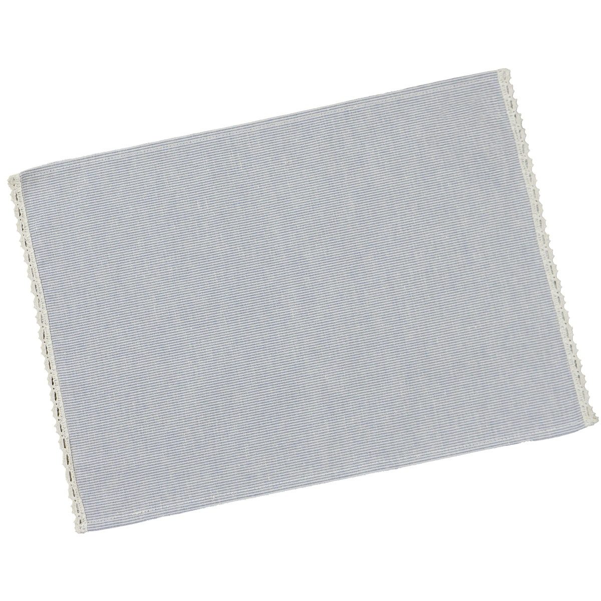 Platzset Tischset ULRIKE blau 34x48 cm