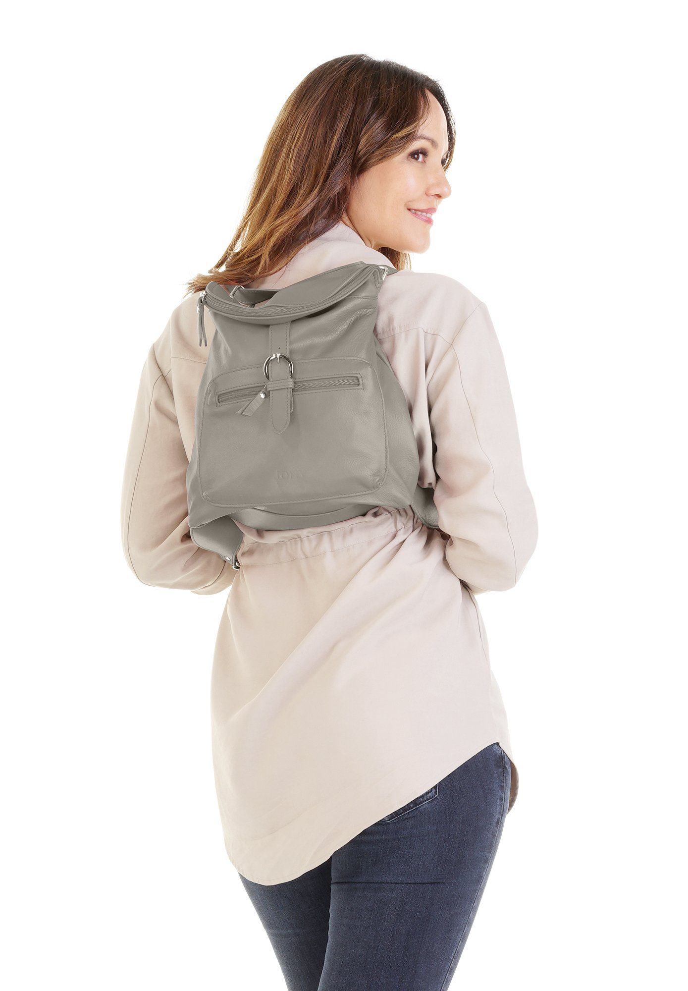 forty° Cityrucksack, echt Leder, Made in Italy günstig online kaufen