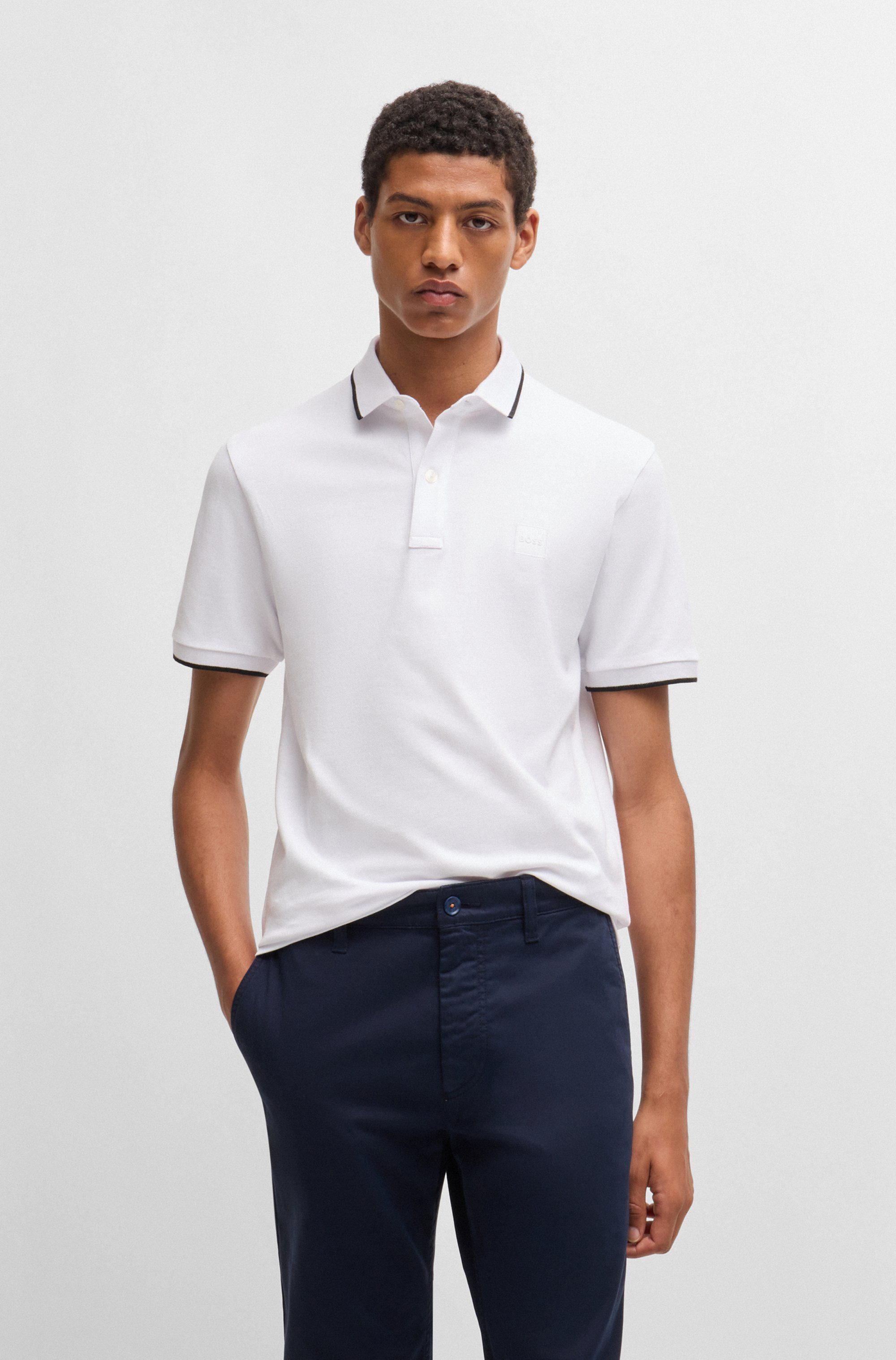 BOSS ORANGE Poloshirt Passertip mit BOSS günstig online kaufen