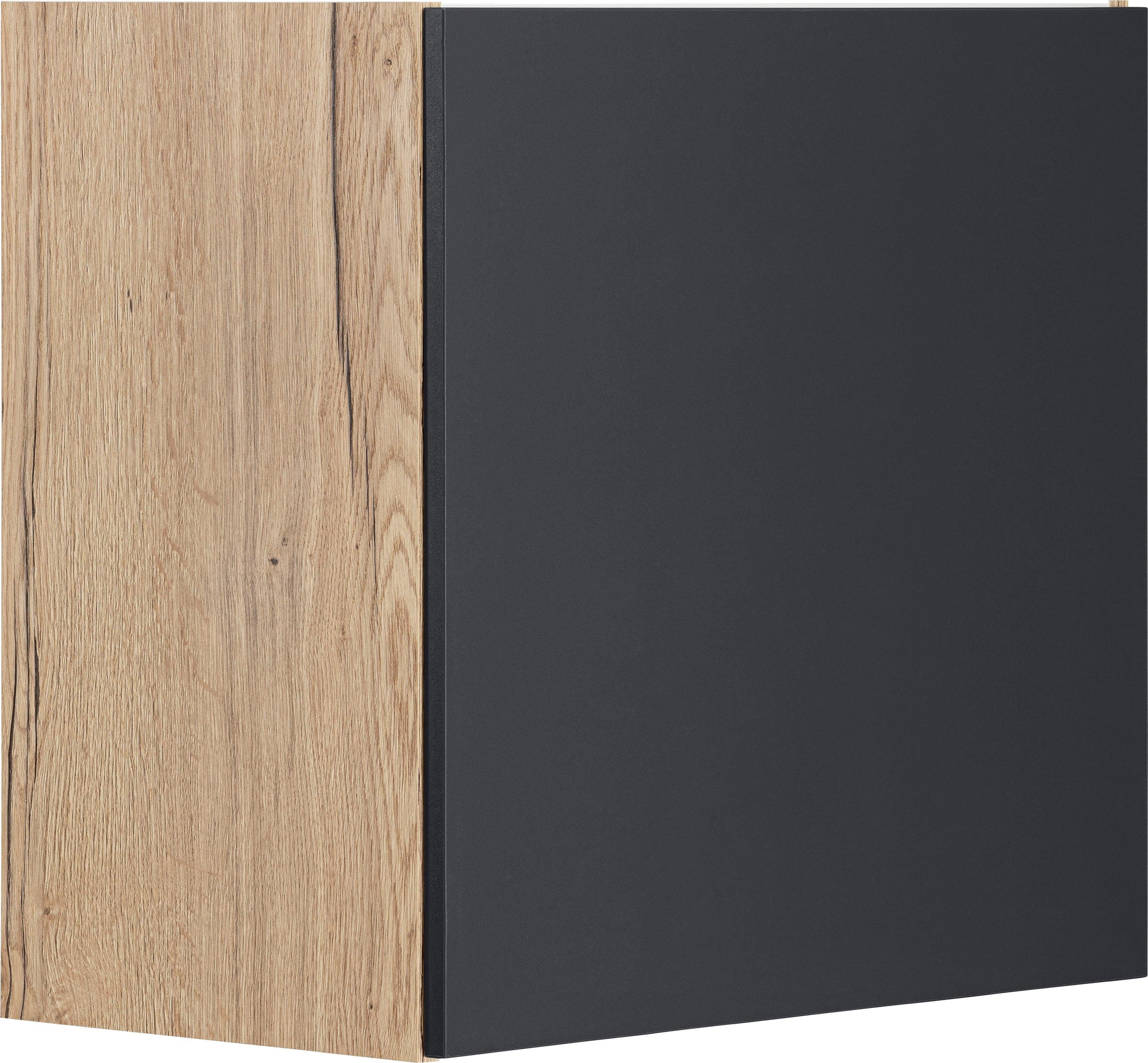 OPTIFIT Hängeschrank Roth Breite 60 cm anthrazit/wildeichefarben | wildeichefarben