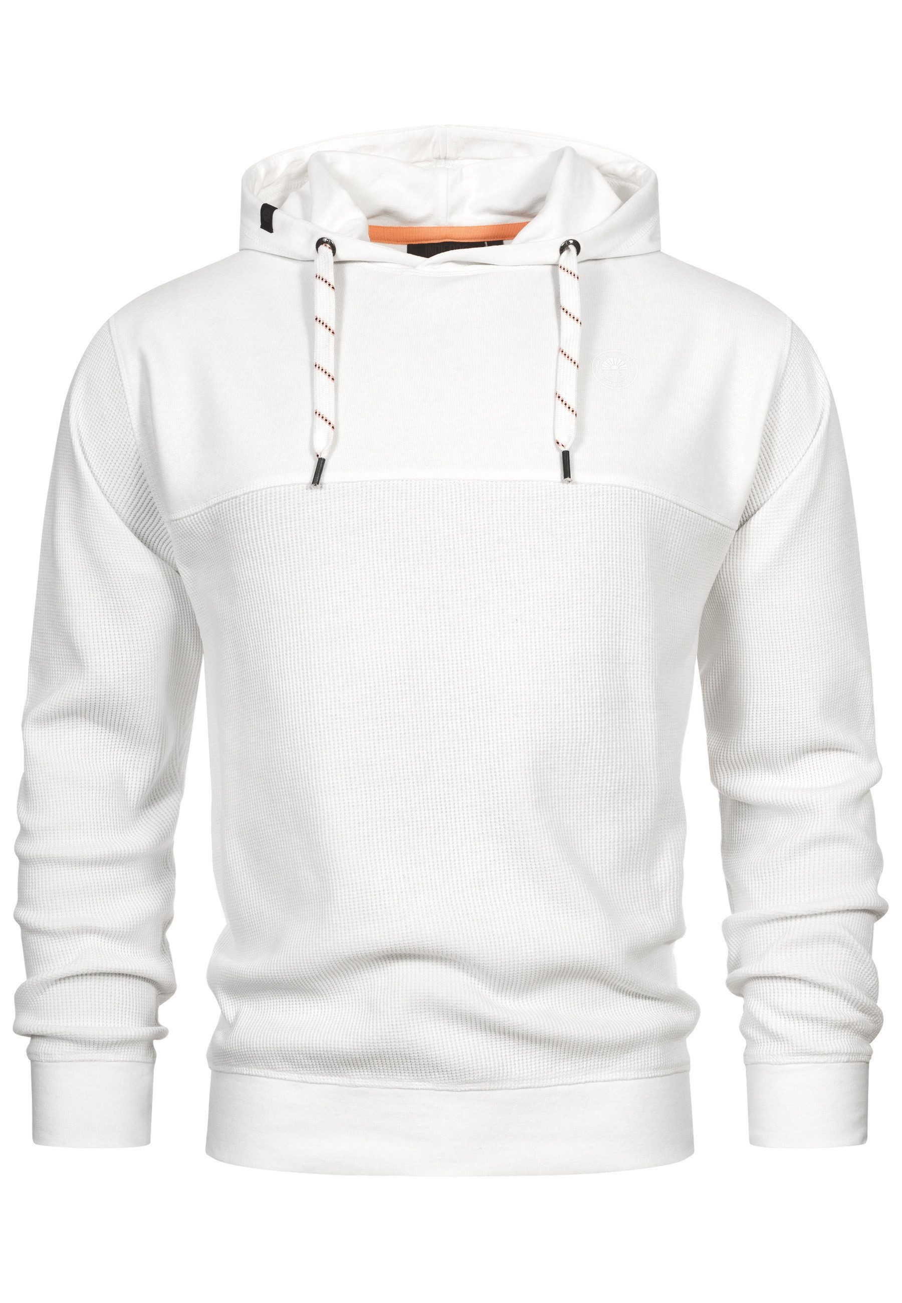 Indicode Kapuzenpullover INTommaso aus Waffelstrick-Jersey für günstig online kaufen