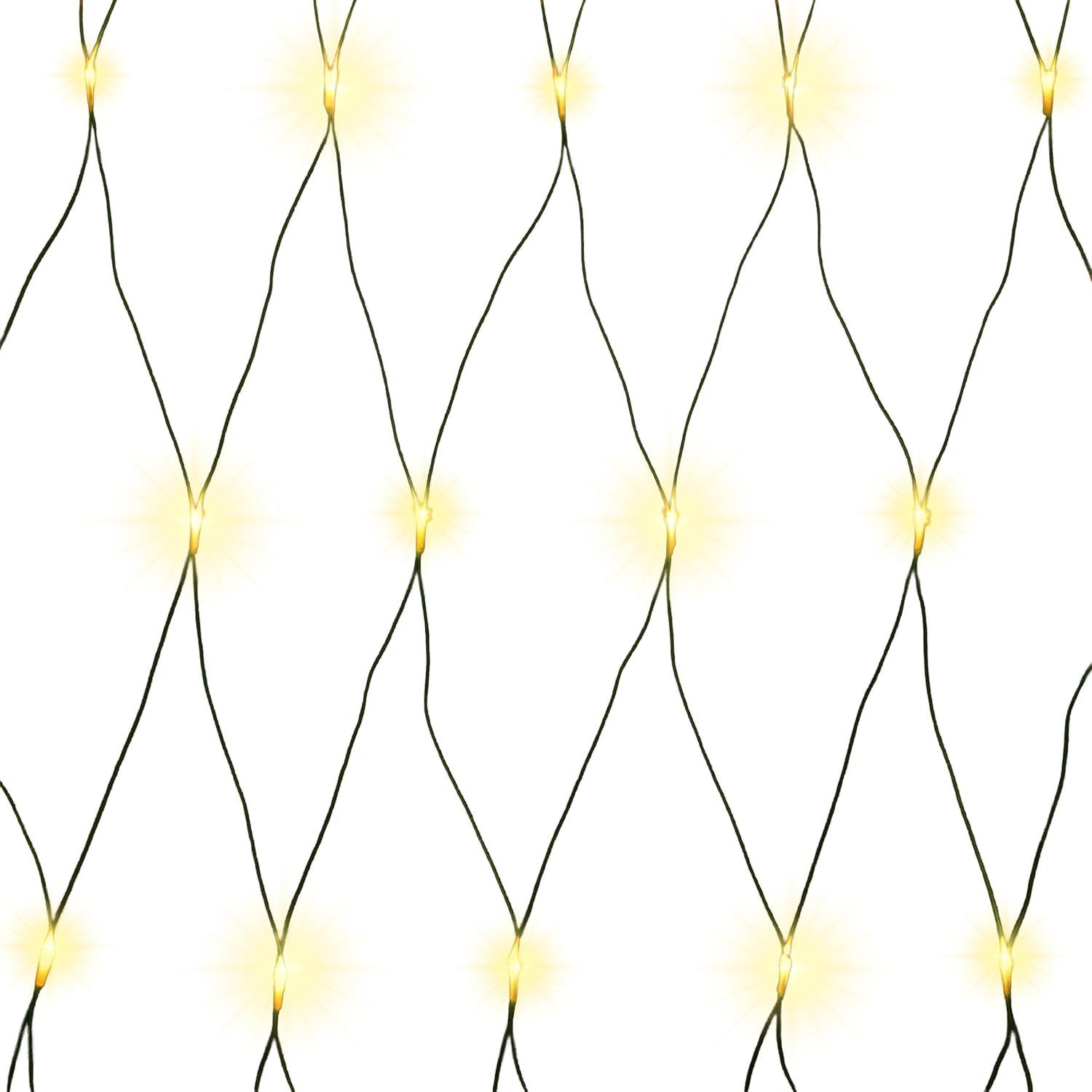 Gartenpirat Lichternetz mit warmweißen LEDs und Timer Batteriebetrieben günstig online kaufen