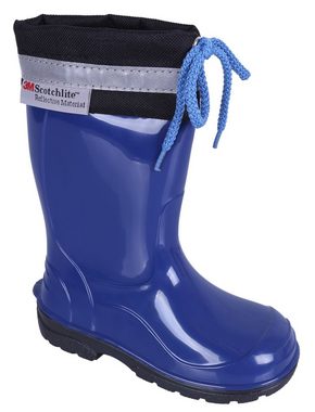 Sarcia.eu Blaue Gummistiefel Regenstiefel Regenschuhe für Kinder LEMIGO 20 EU Gummistiefel