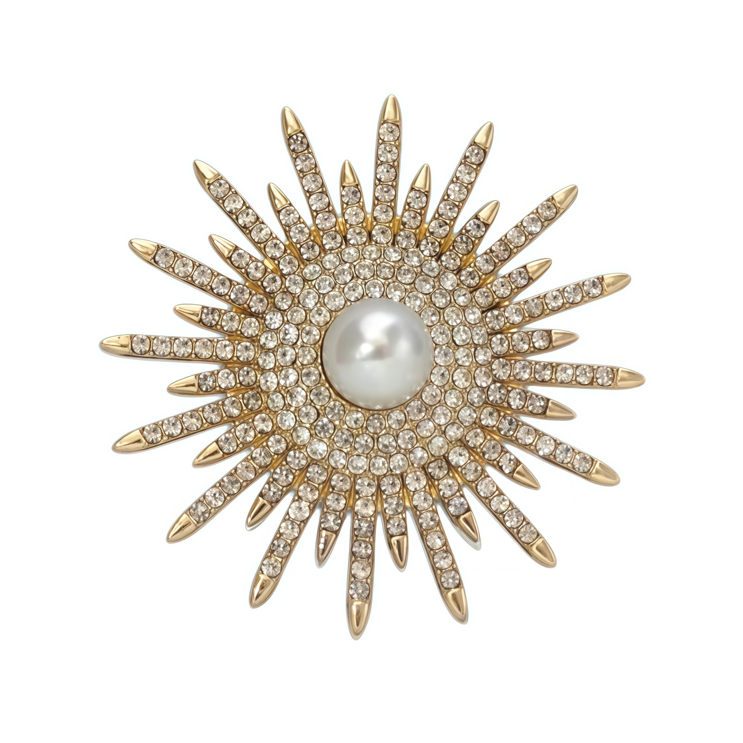 FOUORTUNATE-BEE Brosche Sonnenblumen-Perlenbrosche mit Geschenkbox für Dame günstig online kaufen