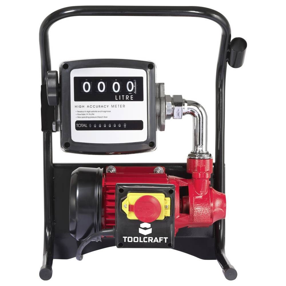 TOOLCRAFT Wasserpumpe TO-10598313 Elektrische Diesel- und Heizölpumpe 230 V/AC 2100 l/h
