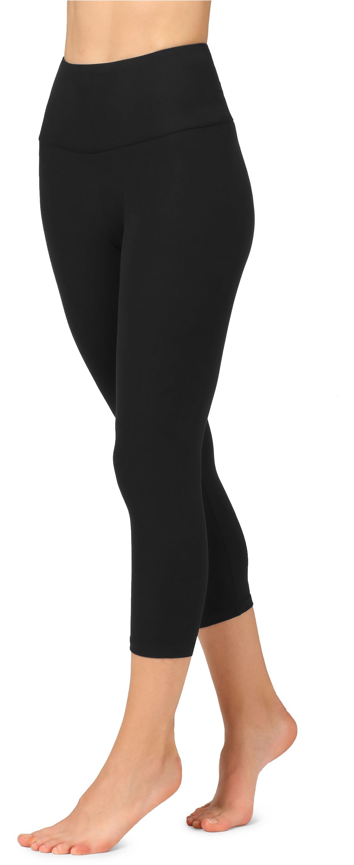 Merry Style Leggings Damen 3/4 Capri Leggings MS10-302 (1-tlg) elastischer Bund