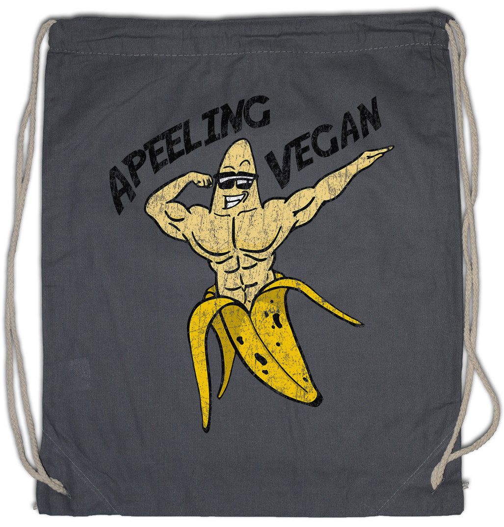 Urban Backwoods Turnbeutel Apeeling Vegan Turnbeutel Banane Banana Vegan Vegetables Vegetarianism (1-tlg), Vegetarian Vegetarisch Vegetarier Veganer