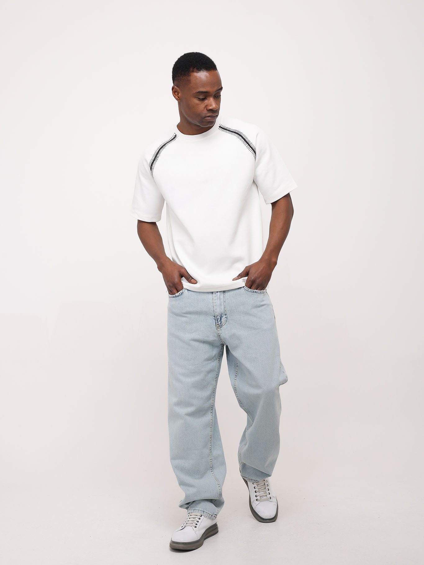 Denim House T-Shirt Lässiges Herren Regular günstig online kaufen