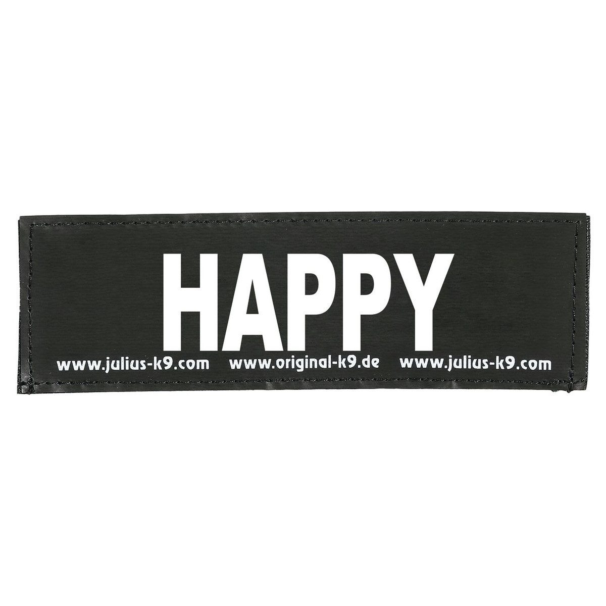 Julius-K9 Hunde-Powergeschirr 2 Klettsticker "Happy" günstig online kaufen