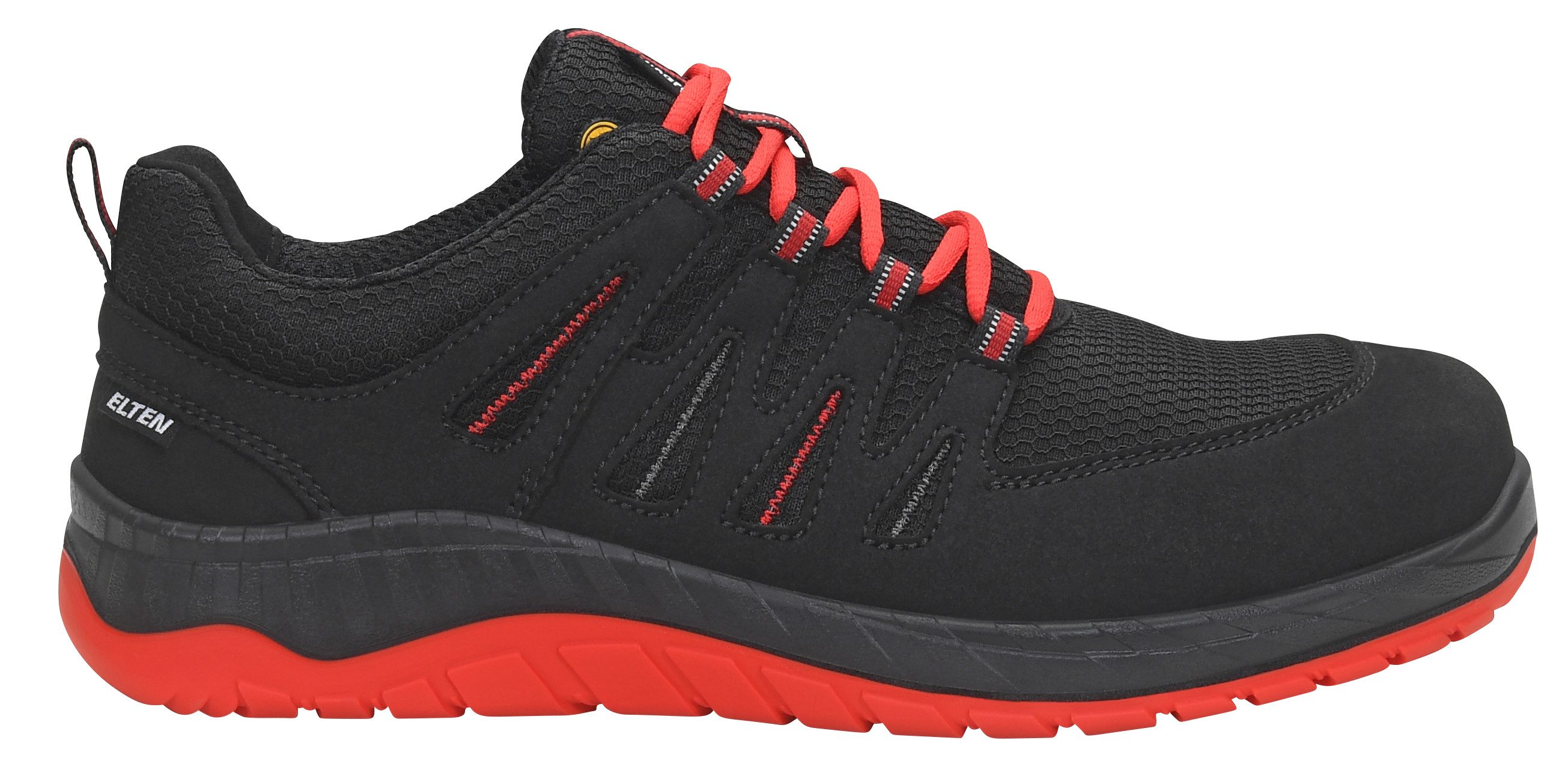ELTEN MADDOX Compo black-red Low ESD S3S Sicherheitsschuh (Schuhkarton, Paar)