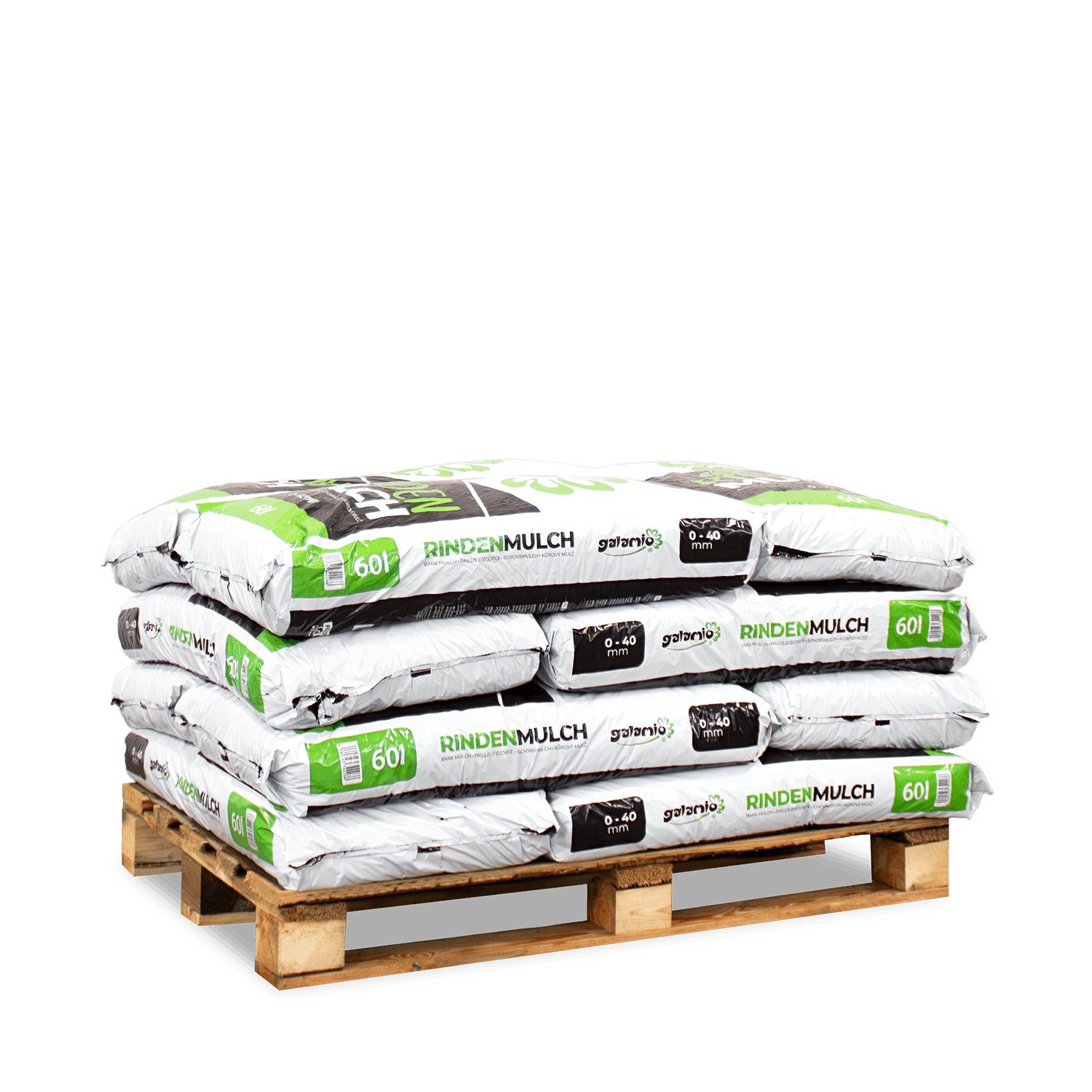 GALAMIO Rindenmulch, (Palette, 12-St)