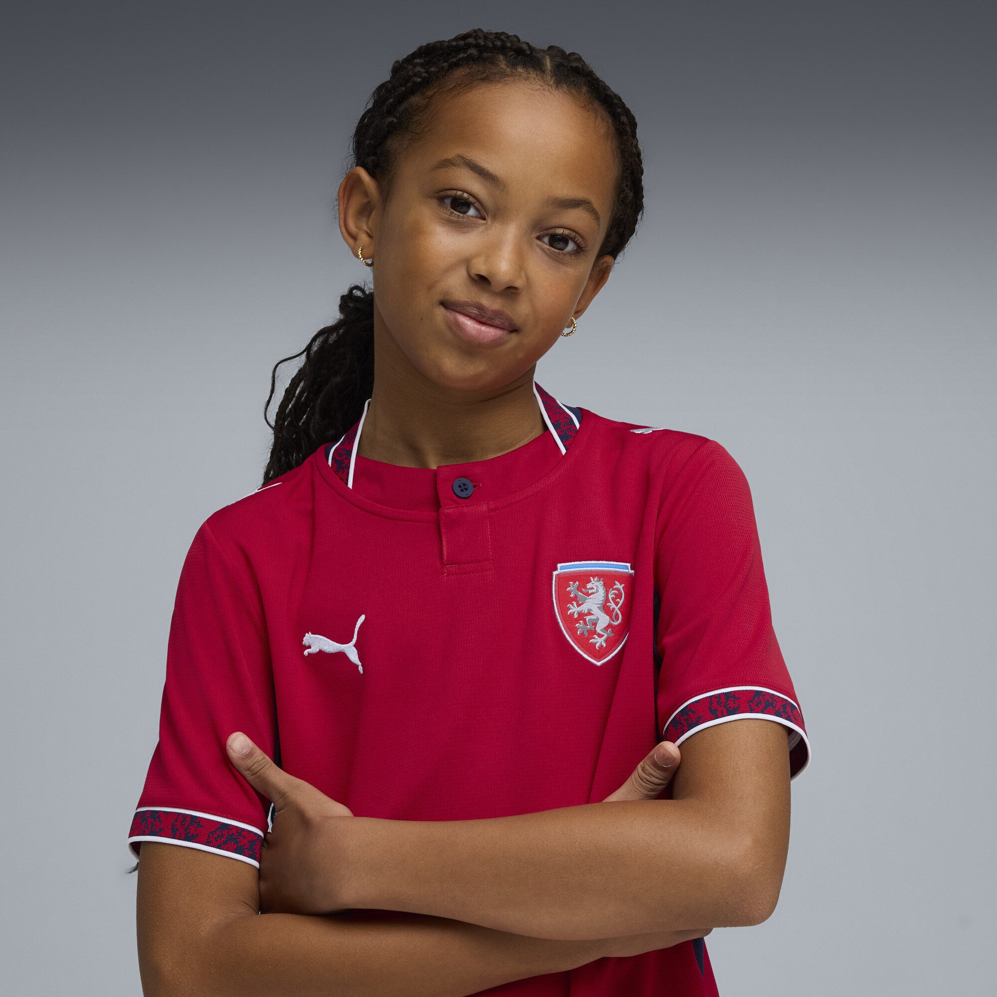 PUMA Trainingsshirt Tschechien 2026 Heimtrikot Jugendliche